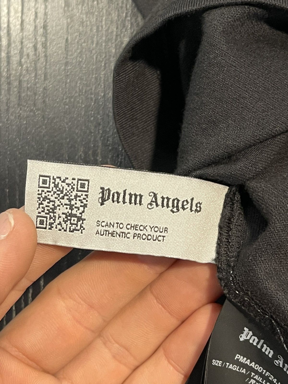 Palm Angels Size L - Palm Angels College Print Tee Size US L / EU 52-54 / 3 - 9 Thumbnail