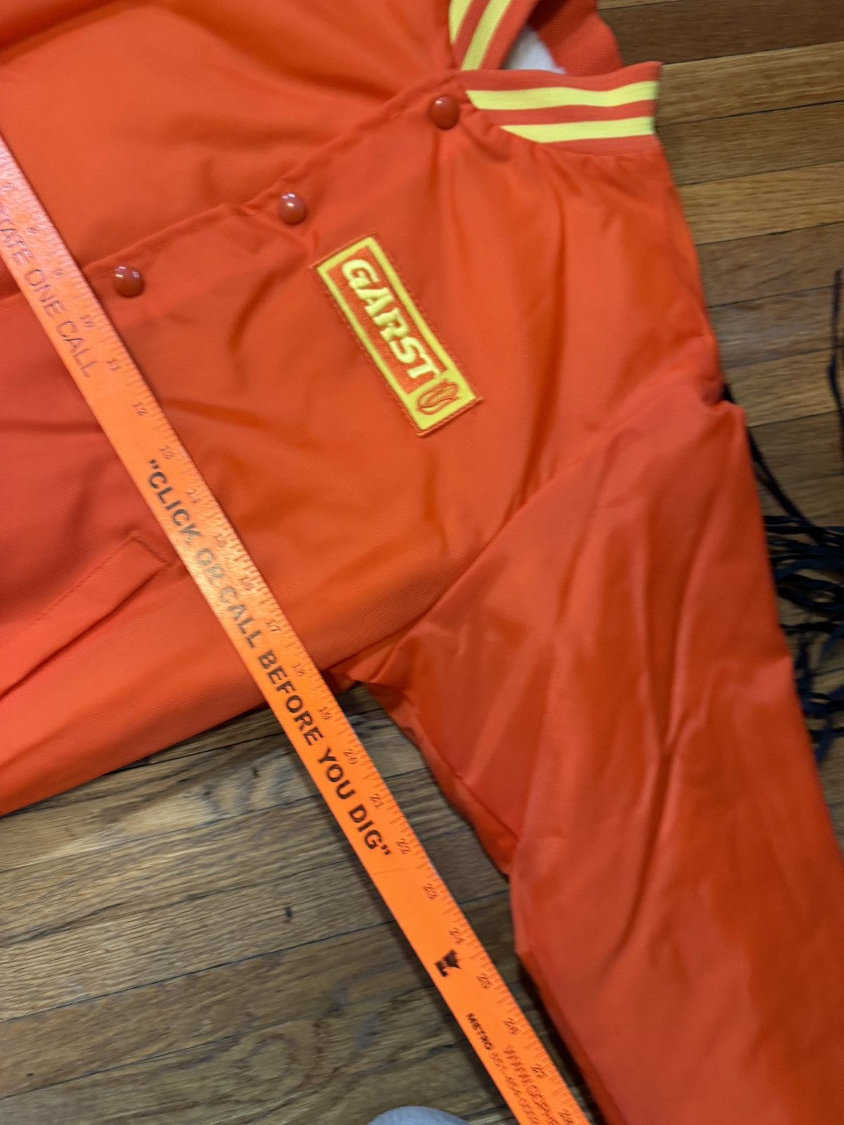 Vintage Vintage Sherpa Lined Orange Bomber Jacket Size US S / EU 44-46 / 1 - 5 Thumbnail