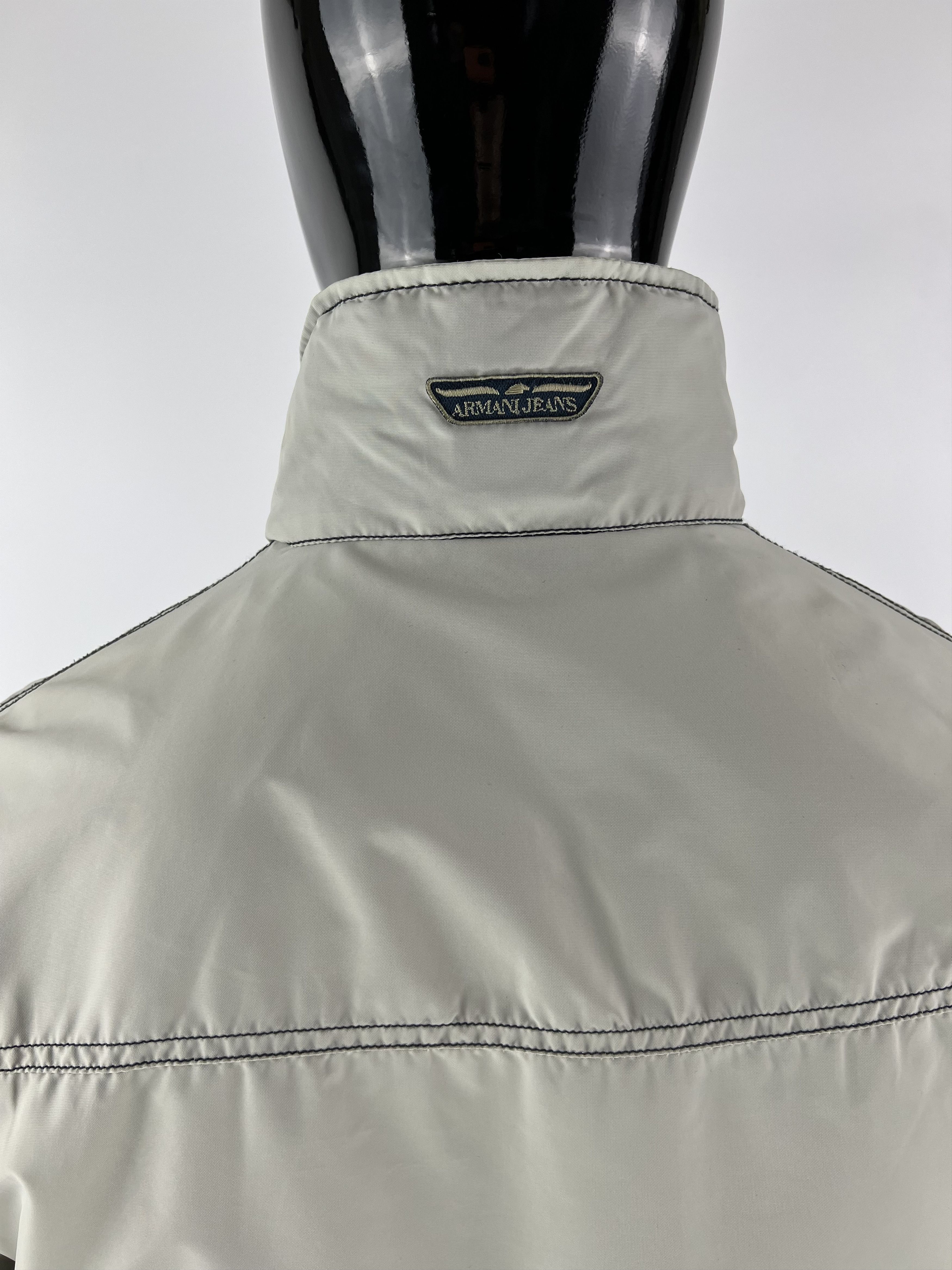 Armani Vintage Armani Jeans Men's Gray Nylon Jacket Size EU48 Size US M / EU 48-50 / 2 - 4 Thumbnail
