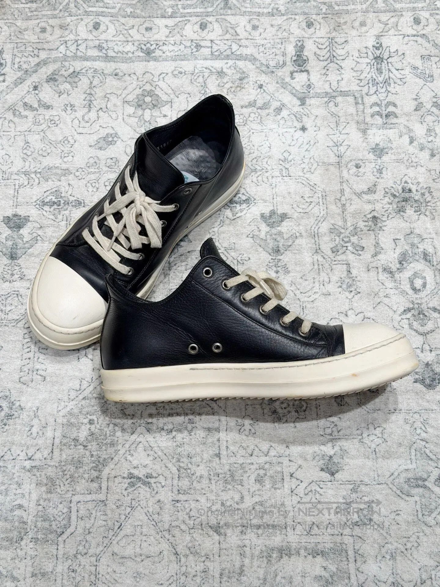 Rick Owens Rick Owens x Converse Leather Low Top. Size US 10 / EU 43 - 5 Thumbnail