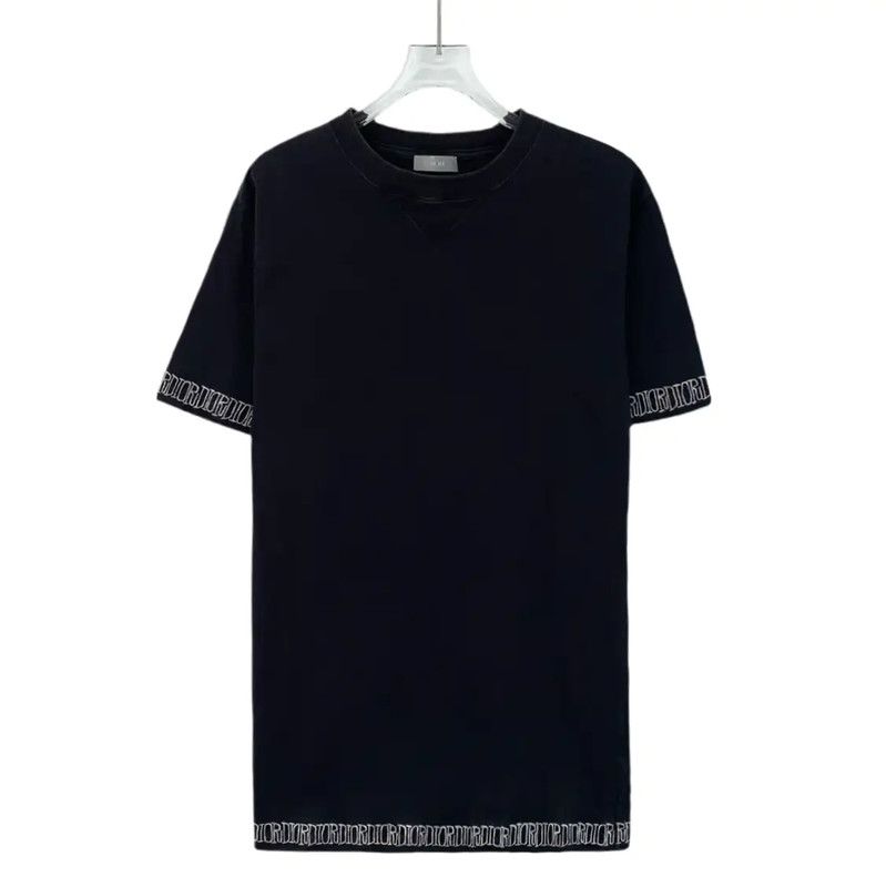 Dior Dior Black Cotton Men's T-Shirt 0089 Size US S / EU 44-46 / 1 - 1 Thumbnail