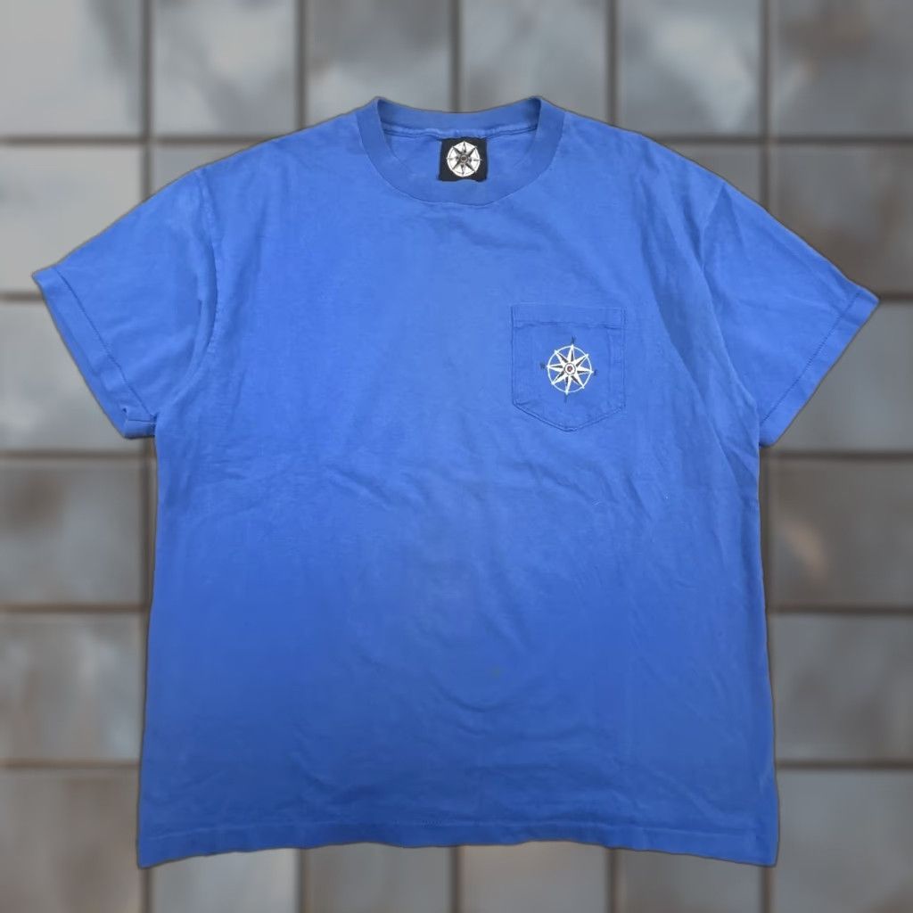 Marlboro VINTAGE Marlboro Shirt Mens XL Blue Ski Snowboard Pocket Graphic 90s Crew Neck Short Sleeve T-Shirt Size US XL / EU 56 / 4 - 1 Thumbnail