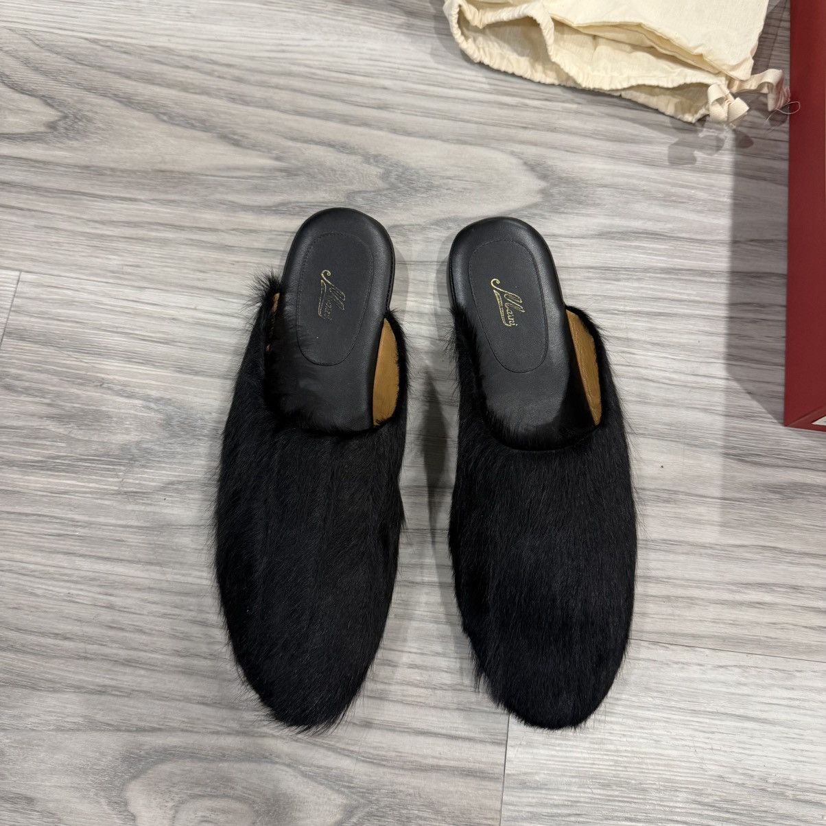 Marni Marni Black Fussbett Sabot slipper Size US 12 / EU 45 - 5 Thumbnail
