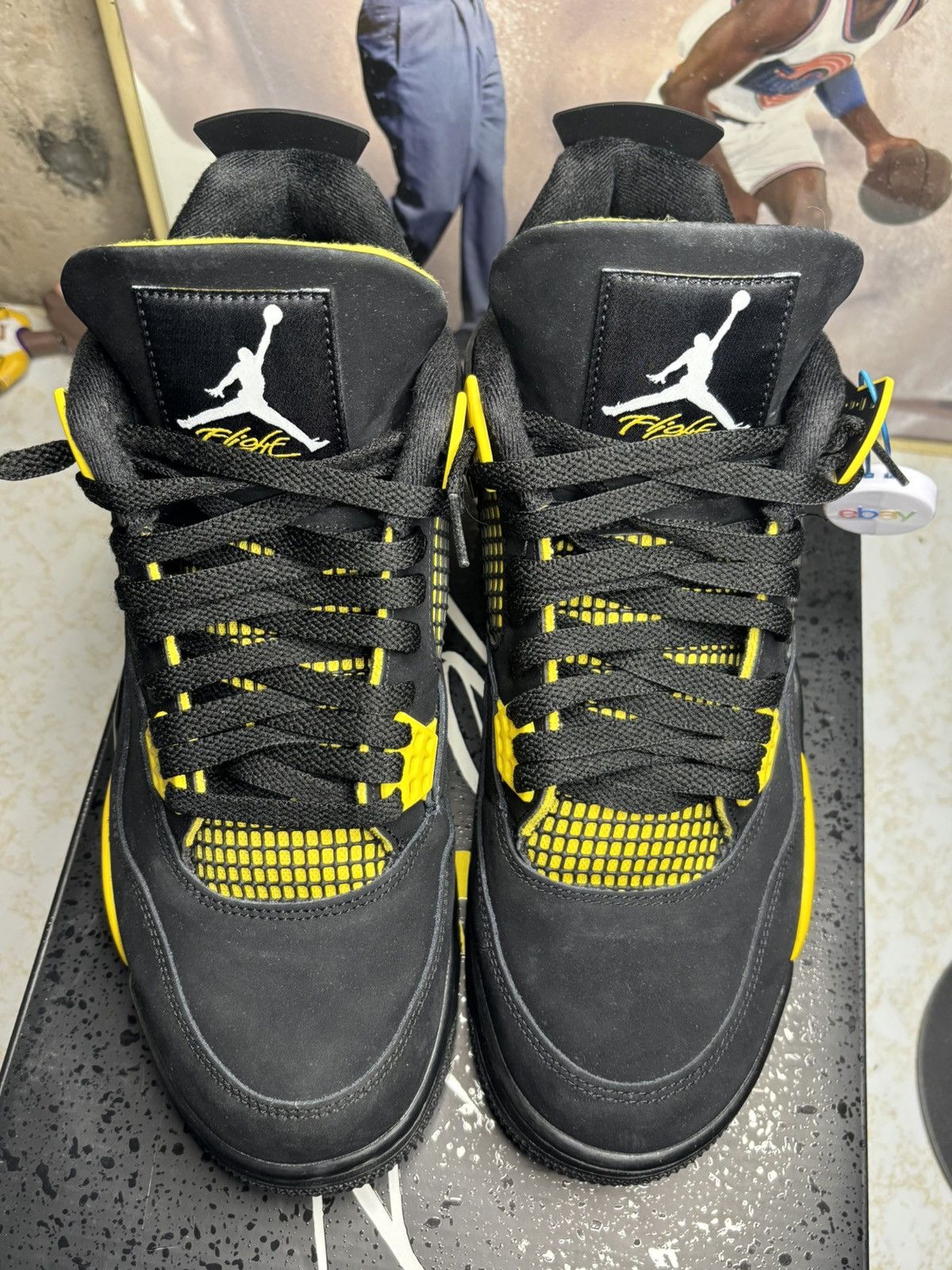Jordan Brand Jordan Retro 4 ‘Thunder’ Size US 12 / EU 45 - 2 Thumbnail