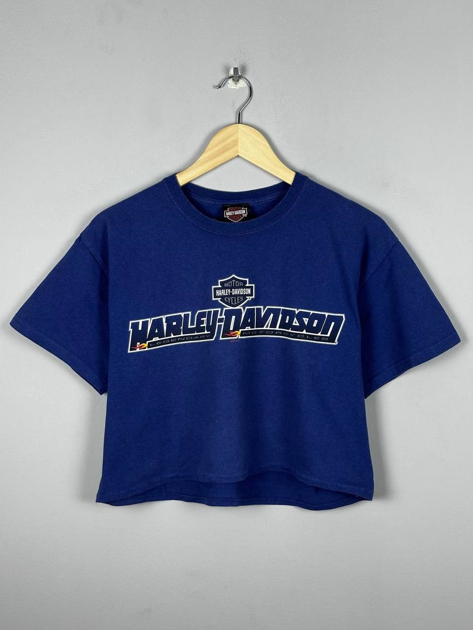 Harley Davidson Vintage Harley Davidson Orlando Cropped Tank Top T-Shirt Size M / US 6-8 / IT 42-44 - 2 Thumbnail