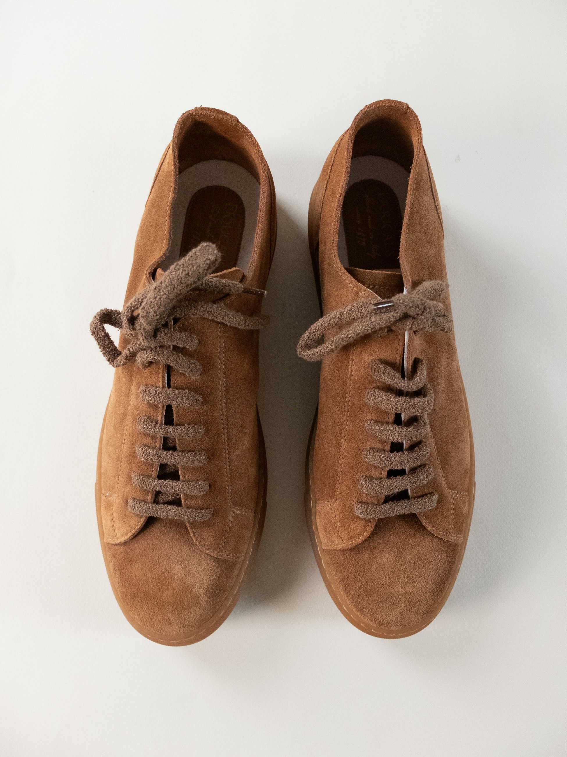 Doucal's DOUCAL'S biscuit brown low top suede sneakers 11 44 Size US 11 / EU 44 - 2 Thumbnail