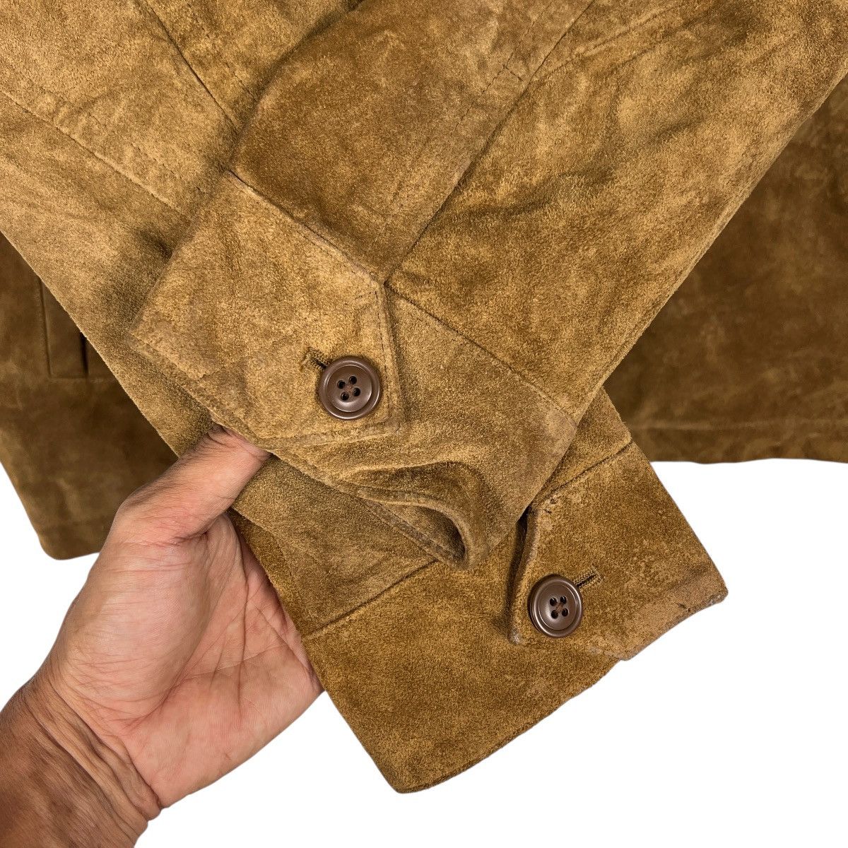 Gap Vintage Gap Suede Leather Trucker Jacket Size US S / EU 44-46 / 1 - 10 Thumbnail