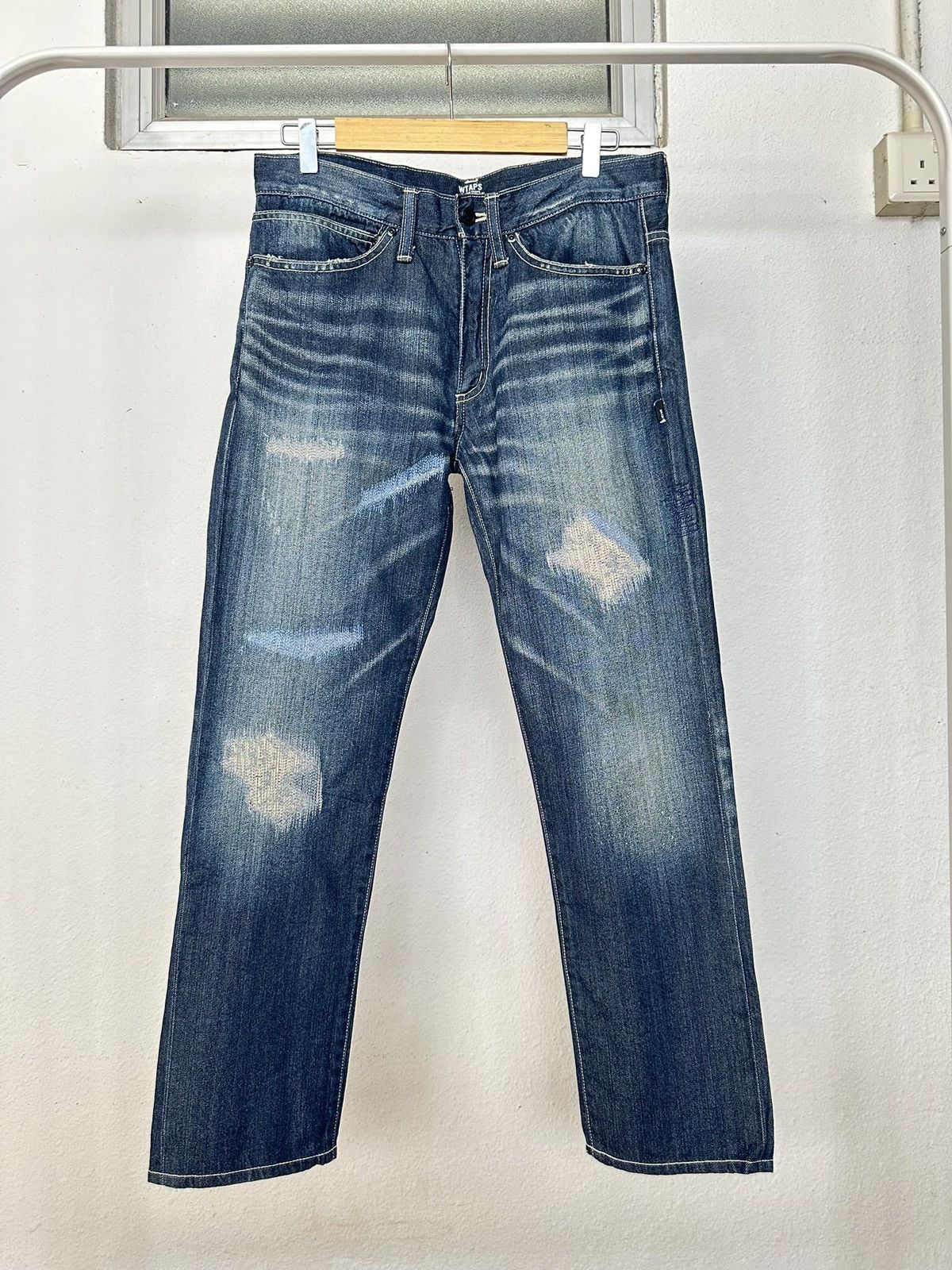 Wtaps 11SS - WTAPS '' Who Dares Wins '' trashed denim jeans Size US 32 / EU 48 - 7 Thumbnail