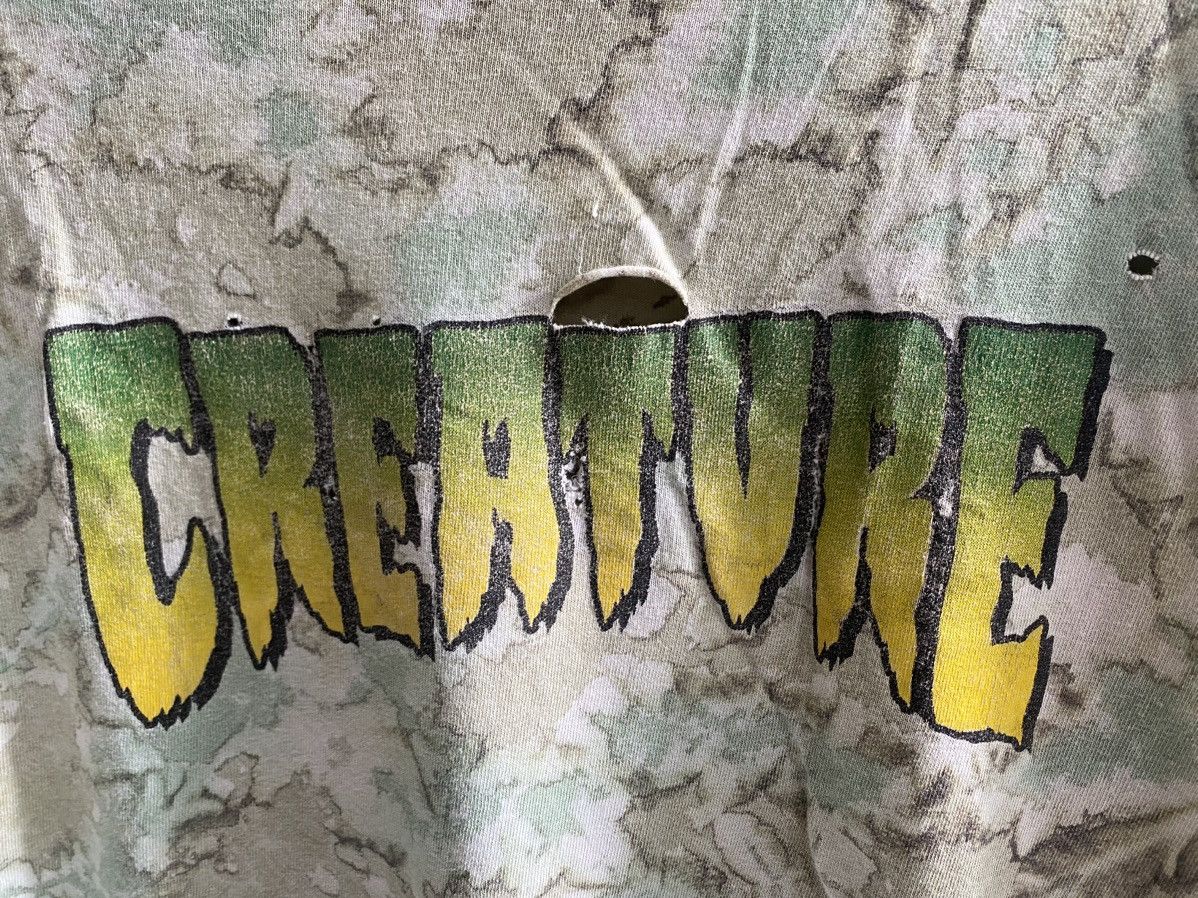 Vintage DISTRESSED CREATURE TSHIRT Size US XL / EU 56 / 4 - 2 Thumbnail
