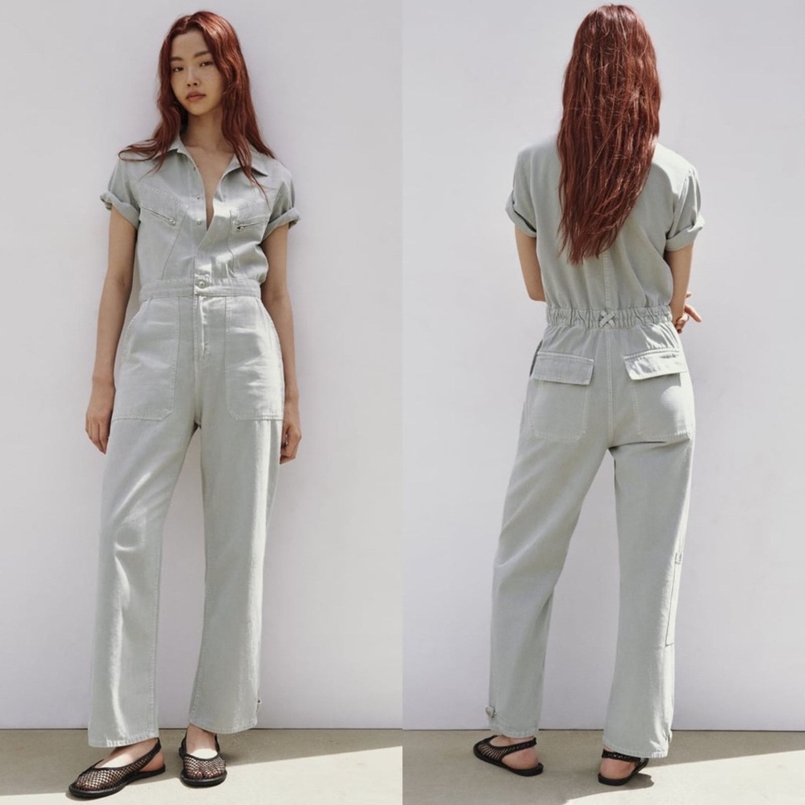 Zara ZARA LONG COLORFUL JUMPSUIT Size 26" / US 2 / IT 38 - 4 Thumbnail