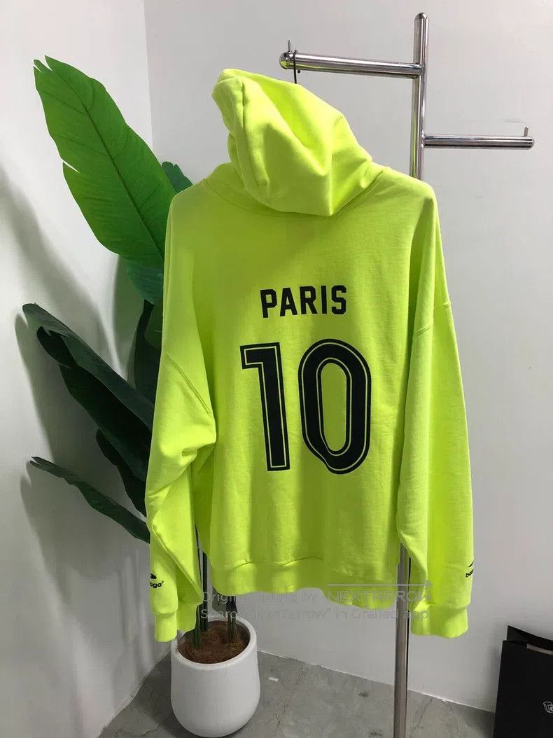 Balenciaga Balenciaga Letter Printed Hooded Zip-Up Loose Long Sleeve Size US S / EU 44-46 / 1 - 2 Thumbnail