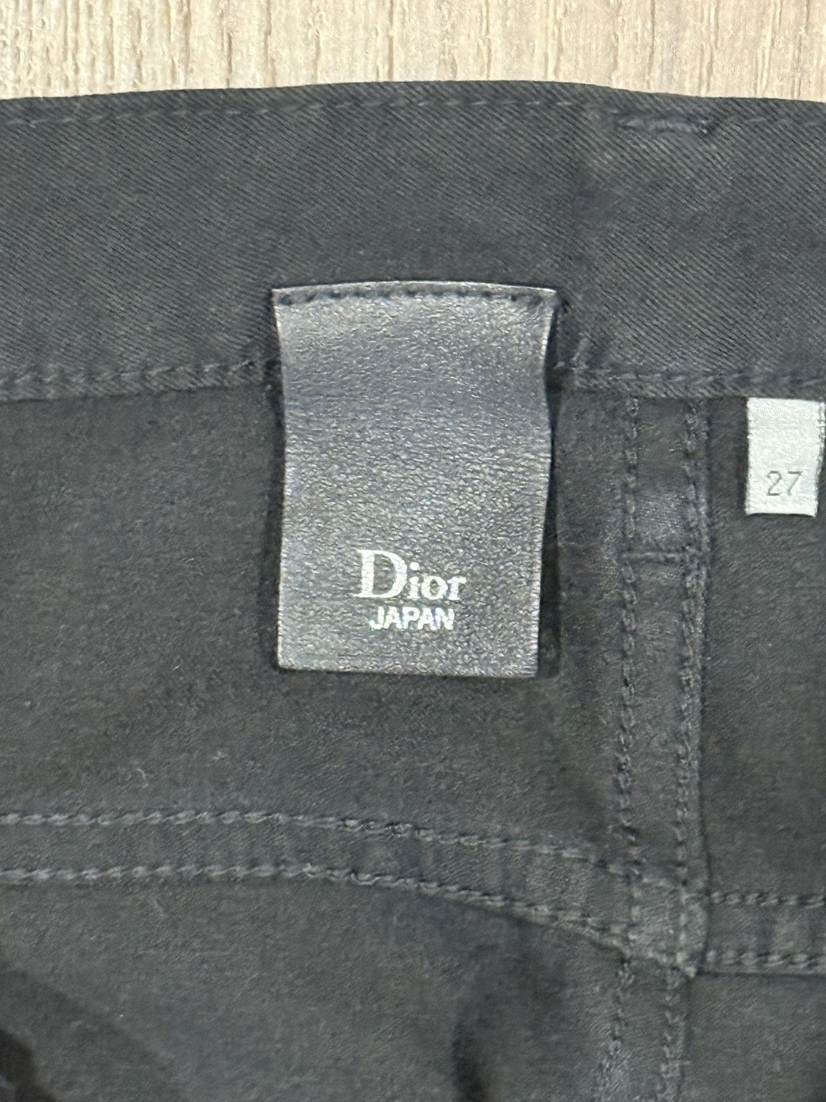 Dior JAPAN EXCLUSIVE Black Dior Jeans Size US 27 - 4 Thumbnail