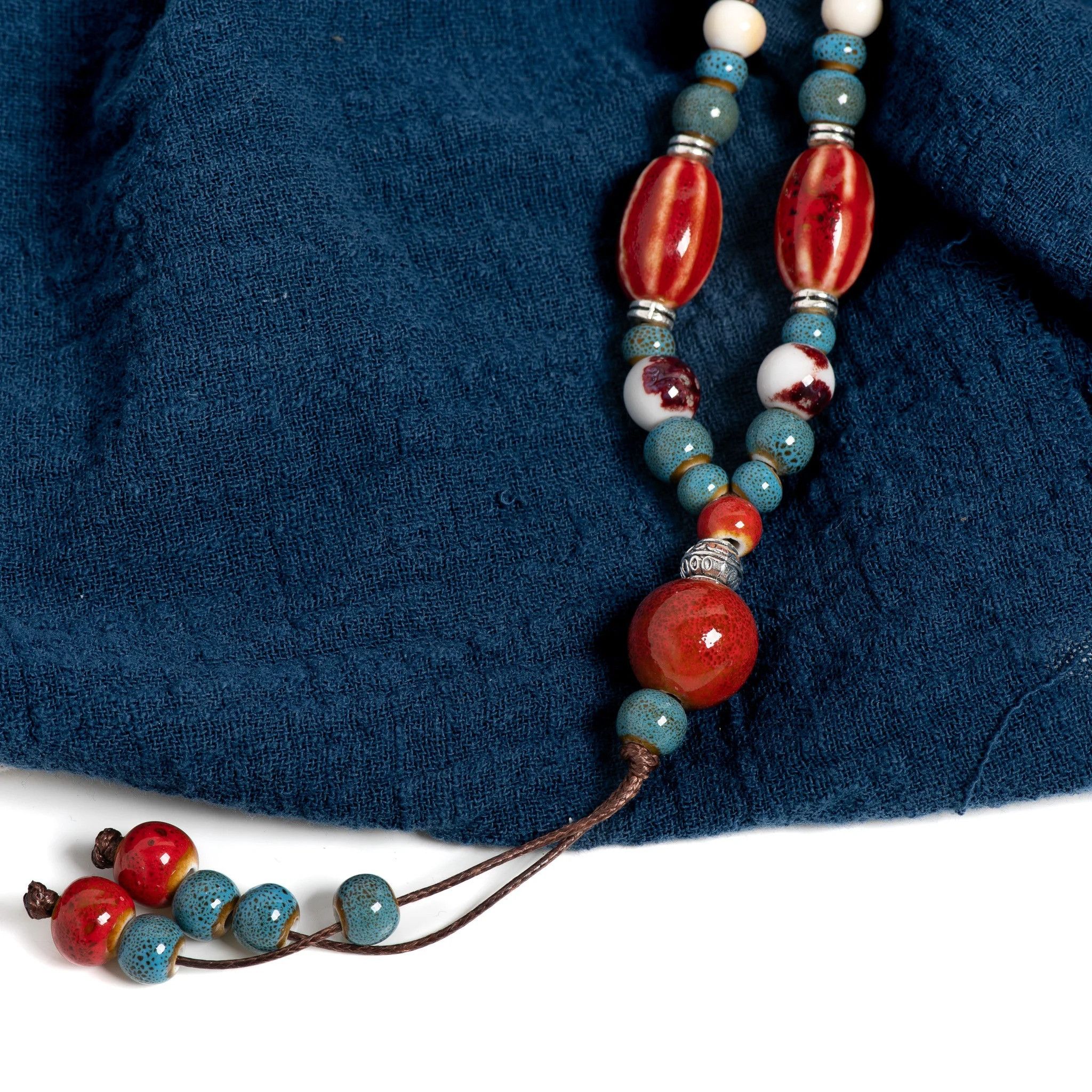 Handmade Vintage Boho Pendant Necklace Handmade Gift For Her Size ONE SIZE - 1 Thumbnail