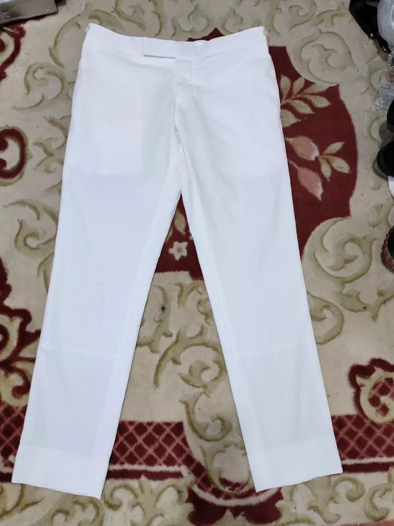 Thom Browne White Casual Pants - dmc