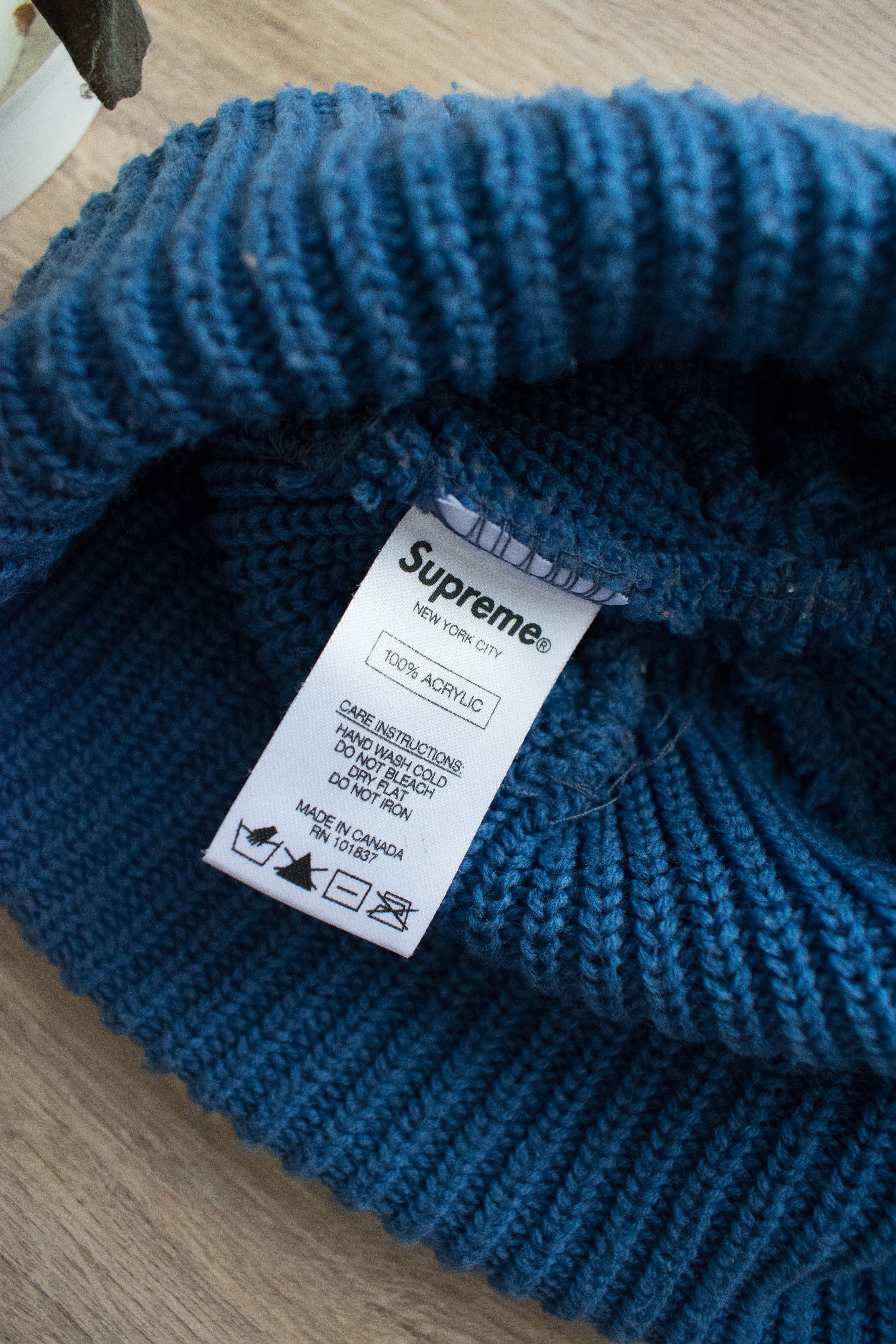 Supreme Supreme FW20 Indigo Loose Gauge Beanie Size ONE SIZE - 4 Thumbnail