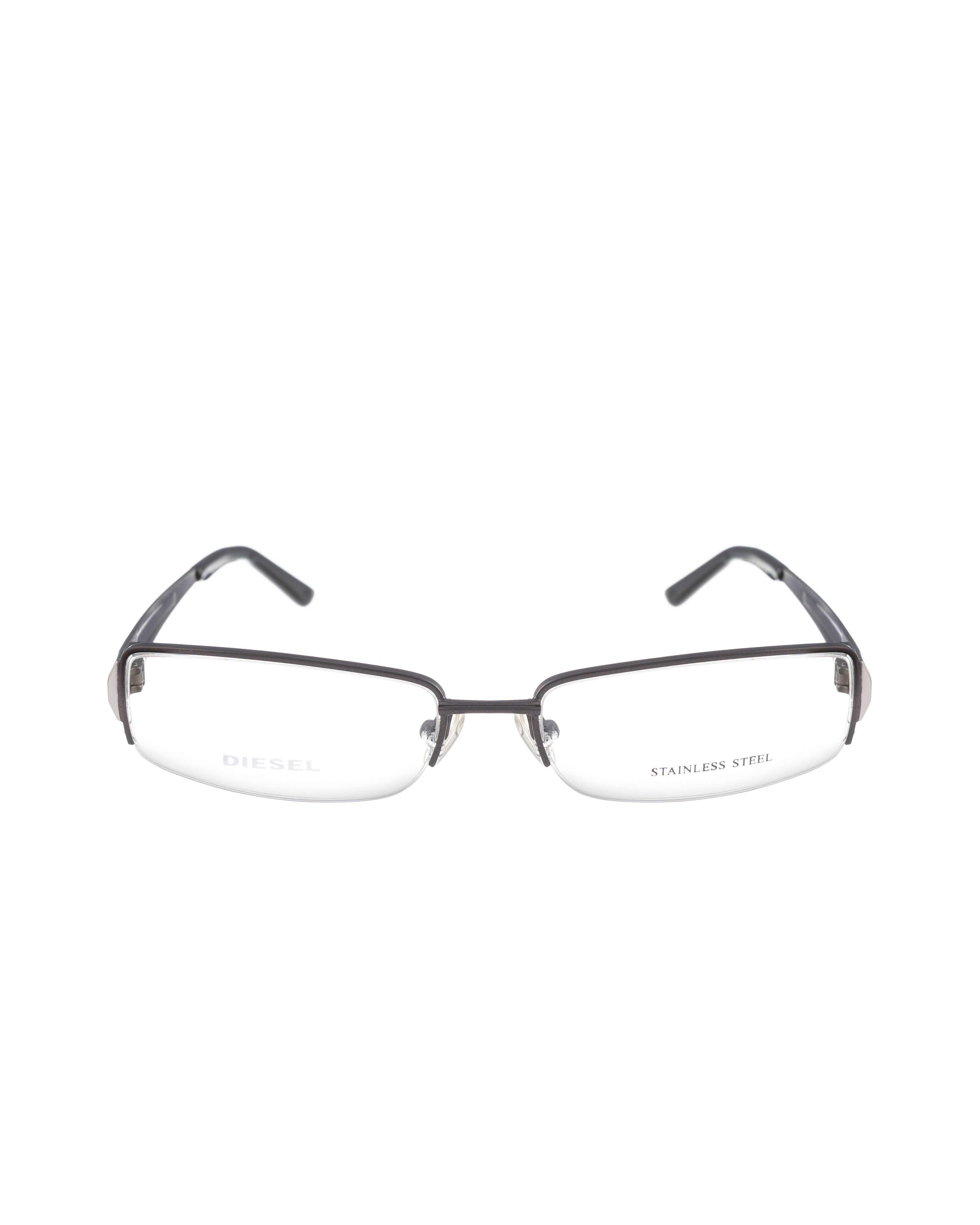 Diesel Diesel 00s Silver and Graphite Rectangular Glasses Size ONE SIZE - 3 Thumbnail