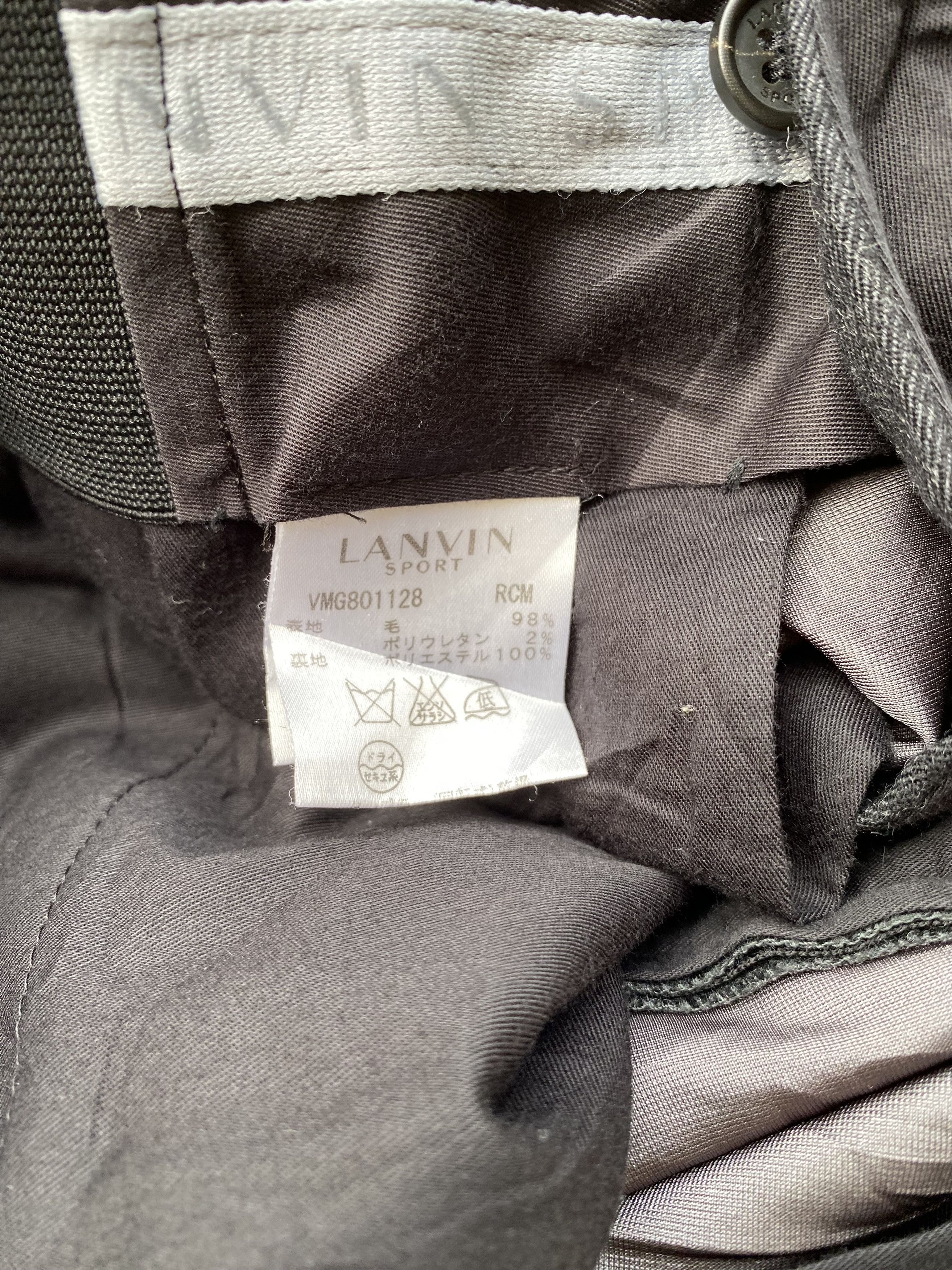 Lanvin Lanvin Sport Wool Trouser Pants Size US 32 / EU 48 - 6 Thumbnail