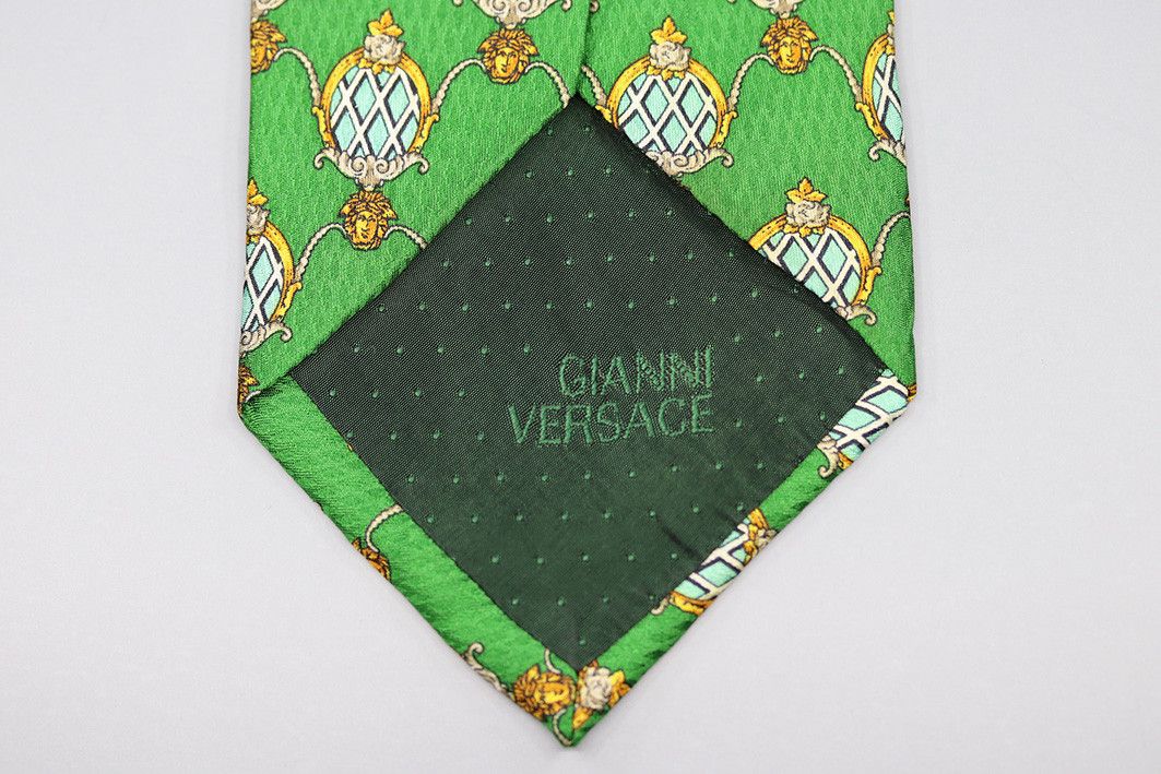 Versace Gianni Versace Vintage Silk Tie Size ONE SIZE - 4 Thumbnail