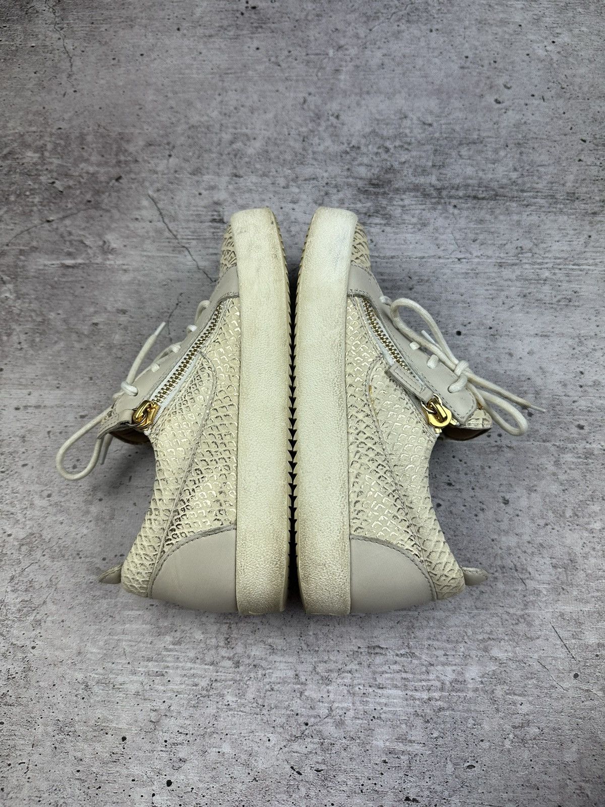 Giuseppe Zanotti Women's Giuseppe Zanotti Leather Sneakers Size US 7.5 / IT 37.5 - 10 Thumbnail