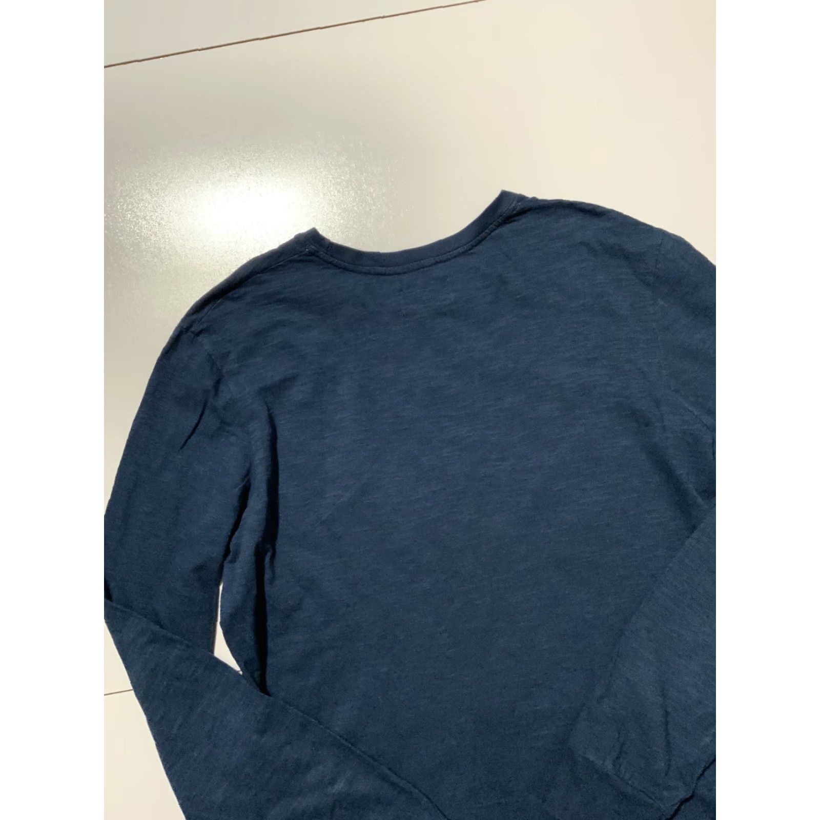 Vintage VINTAGE Outclass Navy Blue Crewneck Long Sleeve T-Shirt Sz. L Men Cotton Made In Canada Size US L / EU 52-54 / 3 - 4 Thumbnail