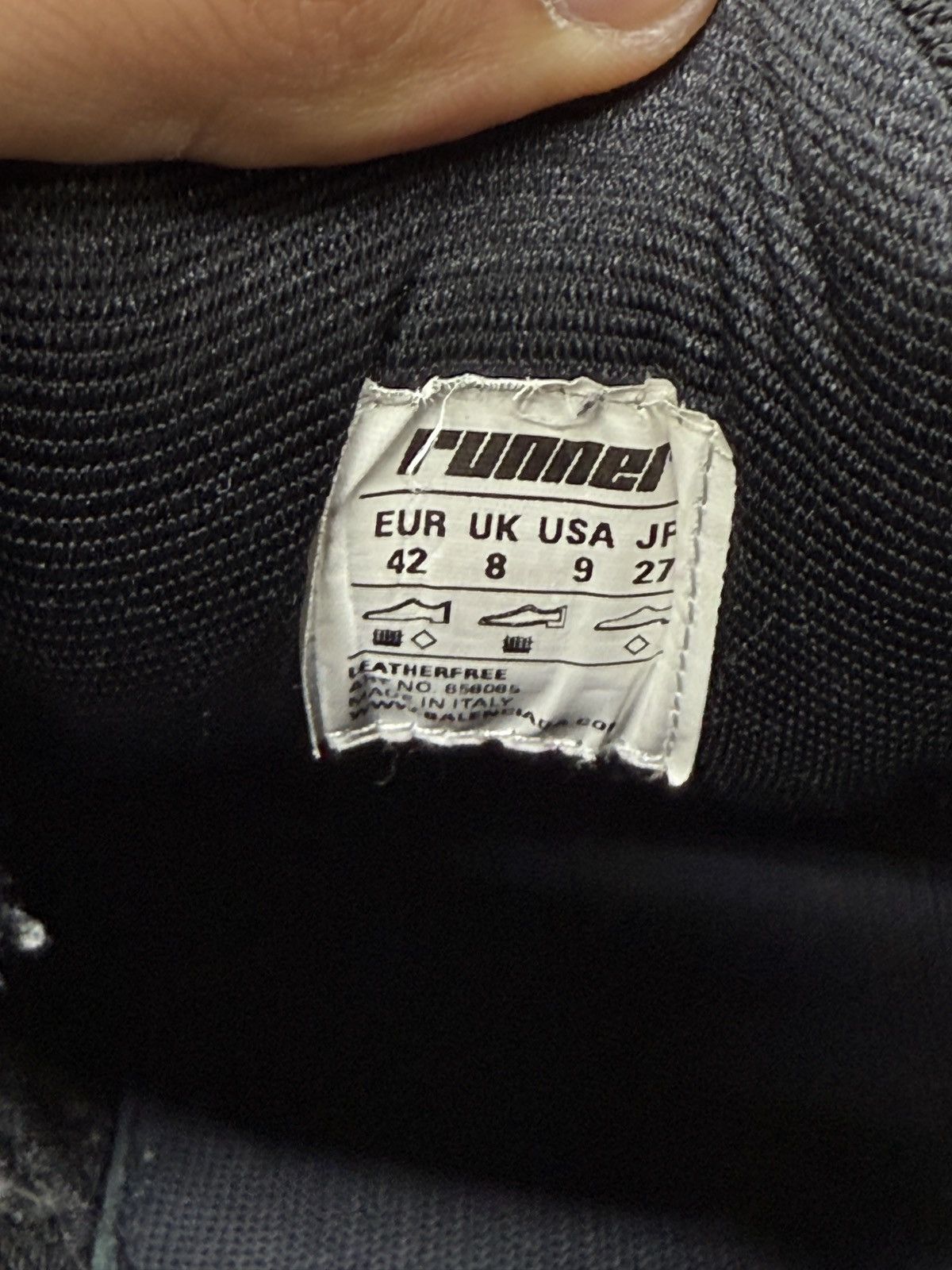 Balenciaga Balenciaga Black Track Runners Size US 9 / EU 42 - 6 Thumbnail