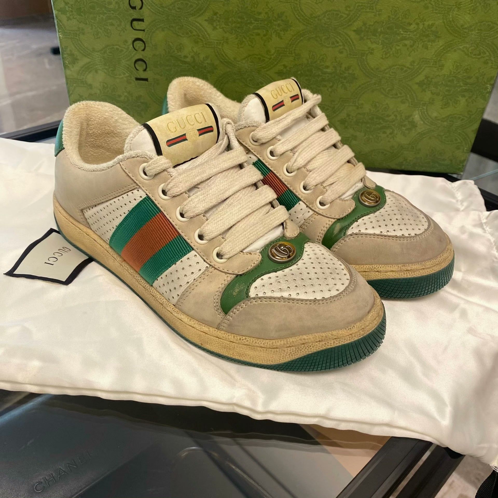 Gucci Gucci Lowtop Sneakers us_5 Women Size US 5 / IT 35 - 1 Thumbnail