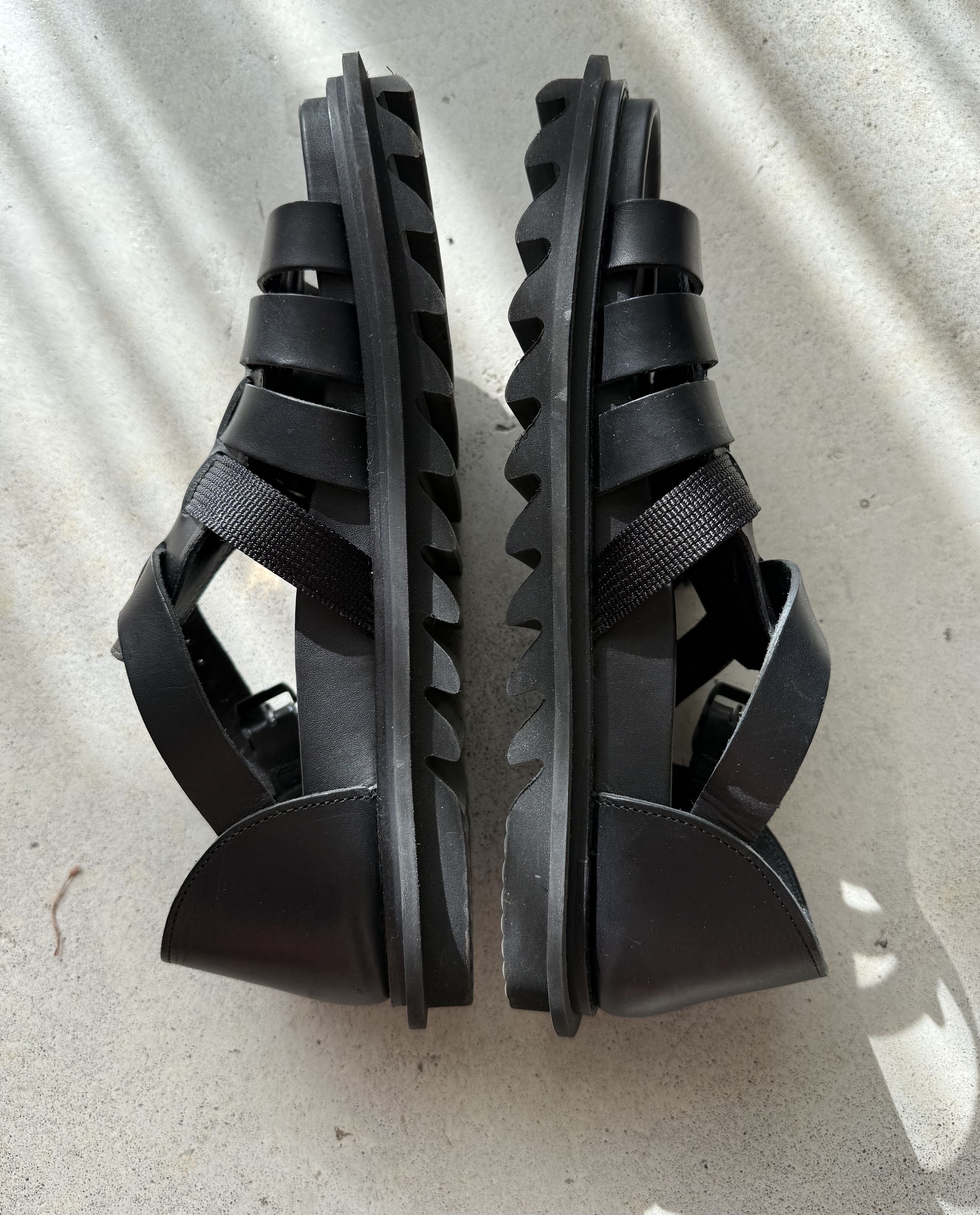 Sacai Sacai Black Multi-Belted Sandals Size US 10 / EU 43 - 5 Thumbnail