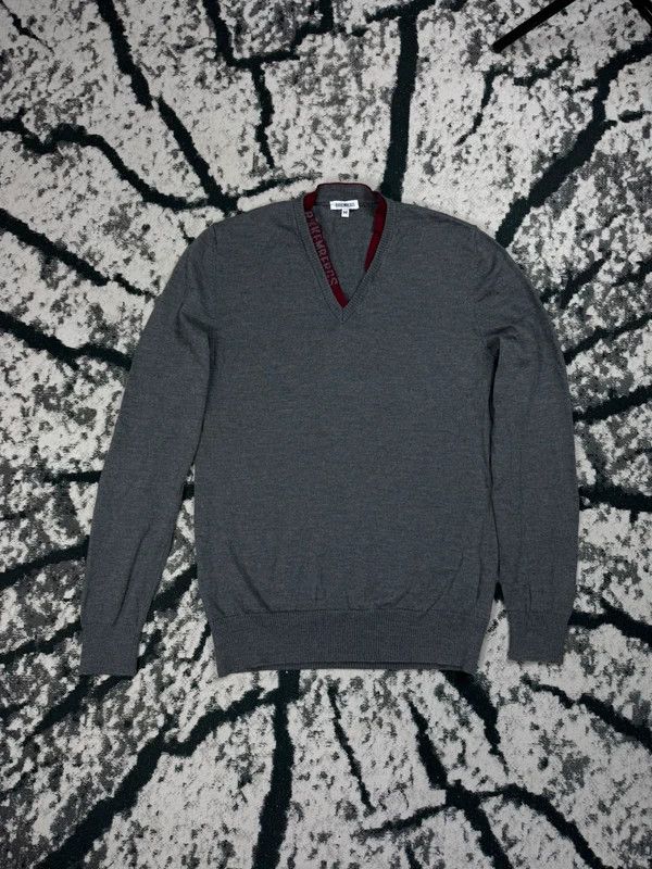 Dirk Bikkembergs Dirk Bikkembergs wool sweater gray logo M Size US M / EU 48-50 / 2 - 1 Thumbnail
