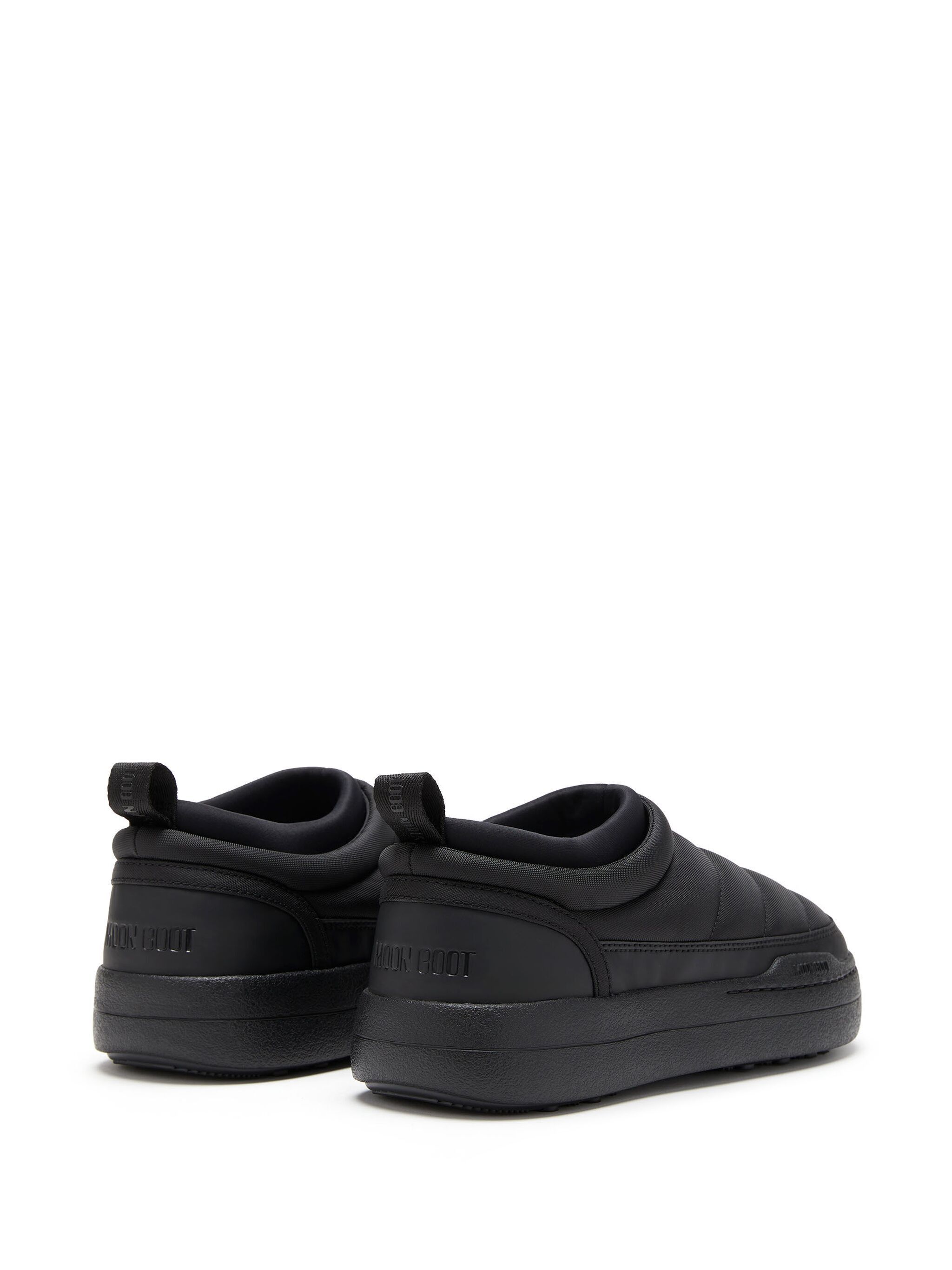 Moon Boot o1s22i1n1124 Soft Nylon Slip-On Park Shoes in Black Size US 13 / EU 46 - 3 Thumbnail
