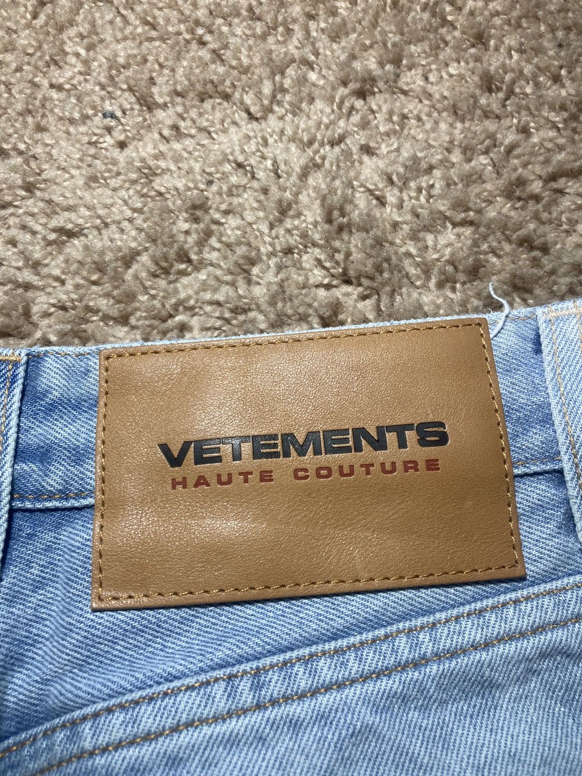 Vetements New Vetements Extended Leg Flare Distressed Double Seam Wash Size US 30 / EU 46 - 16 Thumbnail