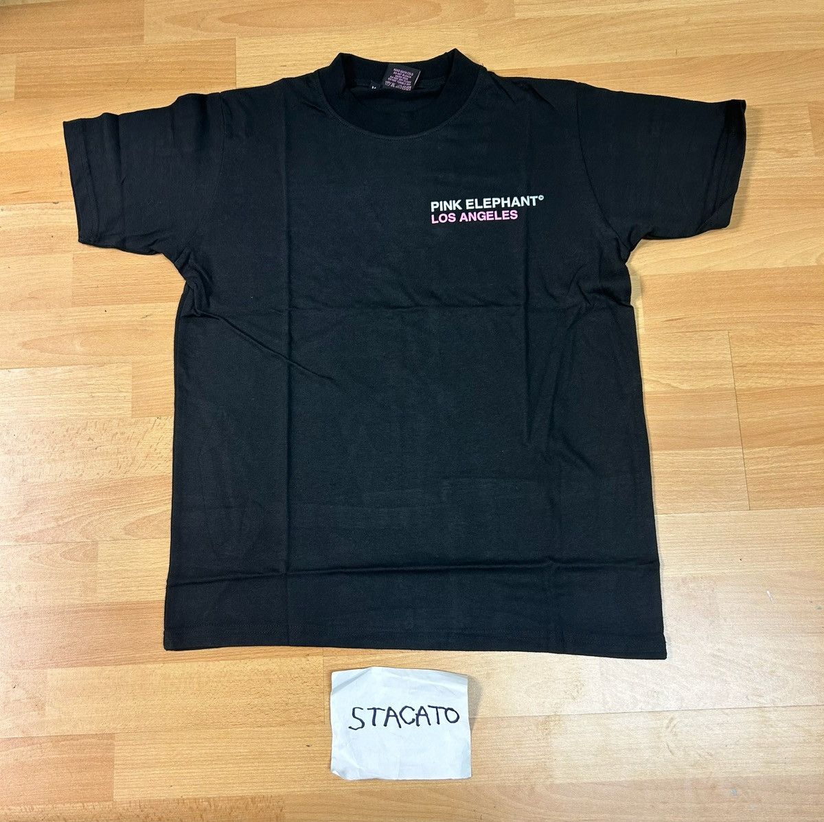 Other × Vintage Pink Elephant Los Angeles Tee Black Size US M / EU 48-50 / 2 - 2 Thumbnail