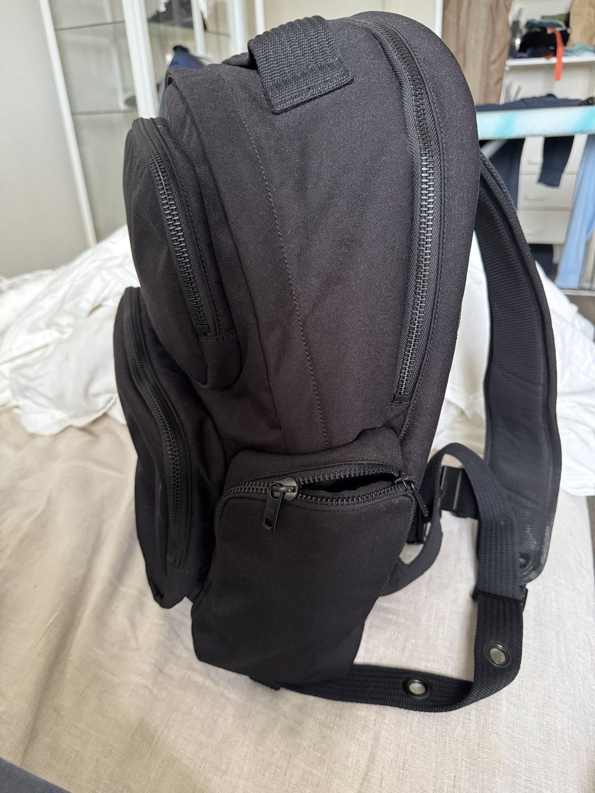 Adidas × Y-3 Adidas Y-3 Utility Heavy Duty Embroidered Backpack Y3 IR5788 Size ONE SIZE - 8 Thumbnail