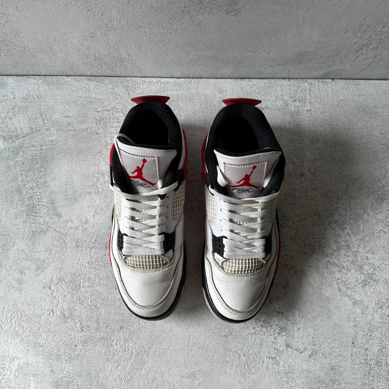 Jordan Brand Nike Air Jordan 4 Red Cement Size EU 42 Size US 8.5 / EU 41-42 - 6 Thumbnail