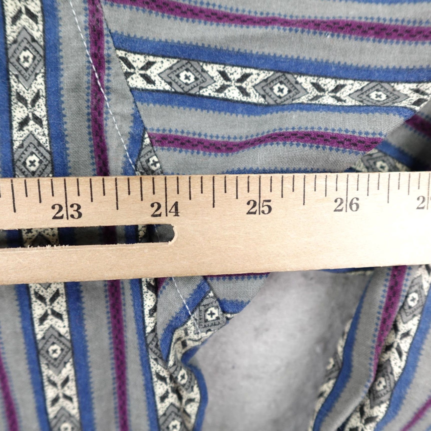 Wrangler VINTAGE Wrangler Shirt Mens XL Blue Gray Southwestern Aztec Western Band Collar Geometric 90s Cowboy Workwear Clothing Mens XL Blue Size US XL / EU 56 / 4 - 6 Thumbnail