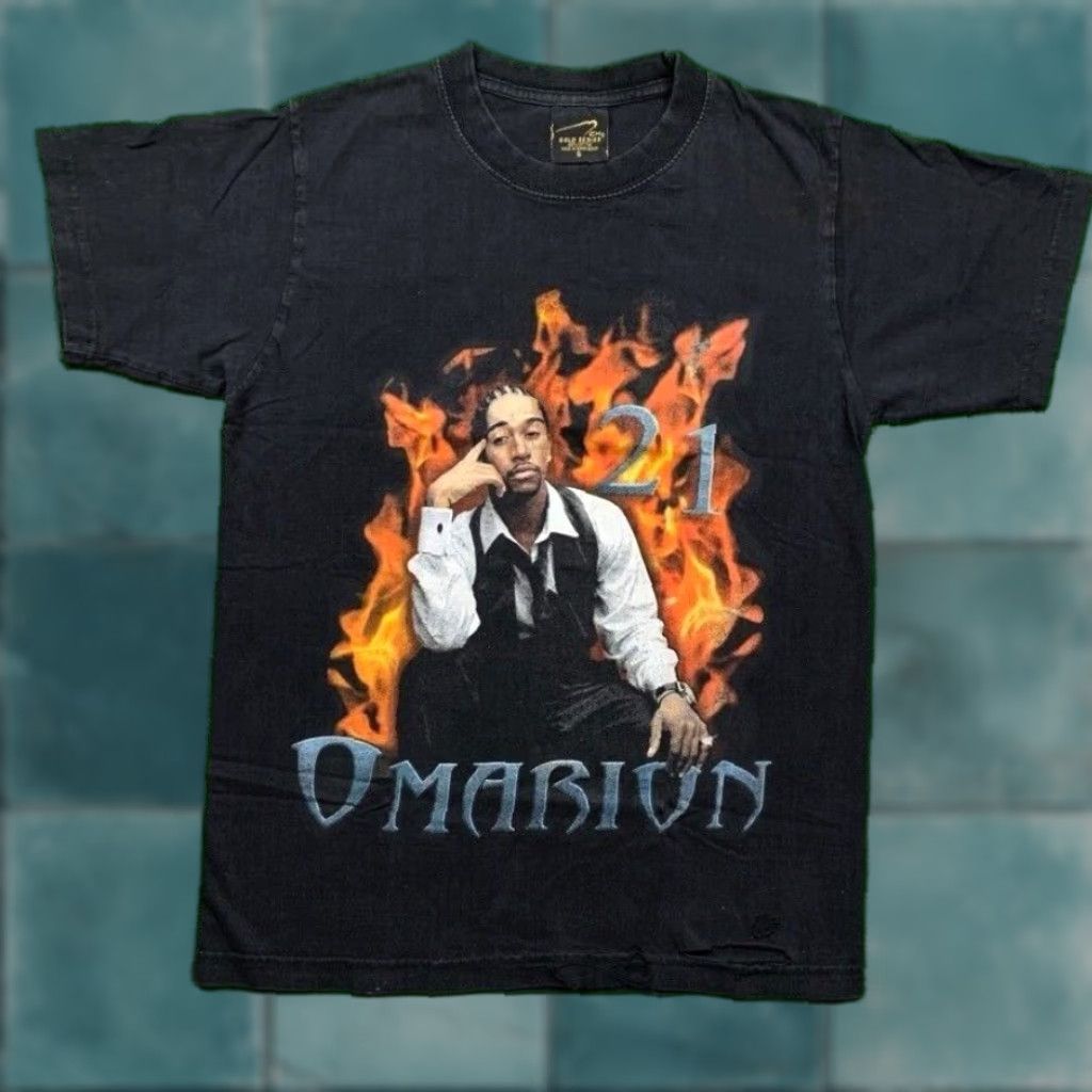 VINTAGE T-Shirt Unisex Adults Black Slim Regular Crew Neck S Gold series 70s 80s 90s Rap Tupac Omarion Lil Wayne Drake 00s