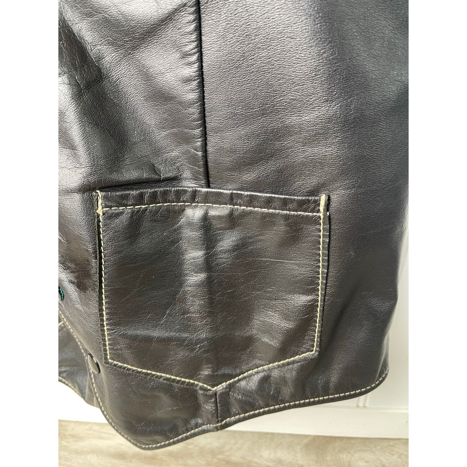 Other CA Sportswear Co. "Californian" VTG Leather Vest SZ36 Size US S / EU 44-46 / 1 - 6 Thumbnail