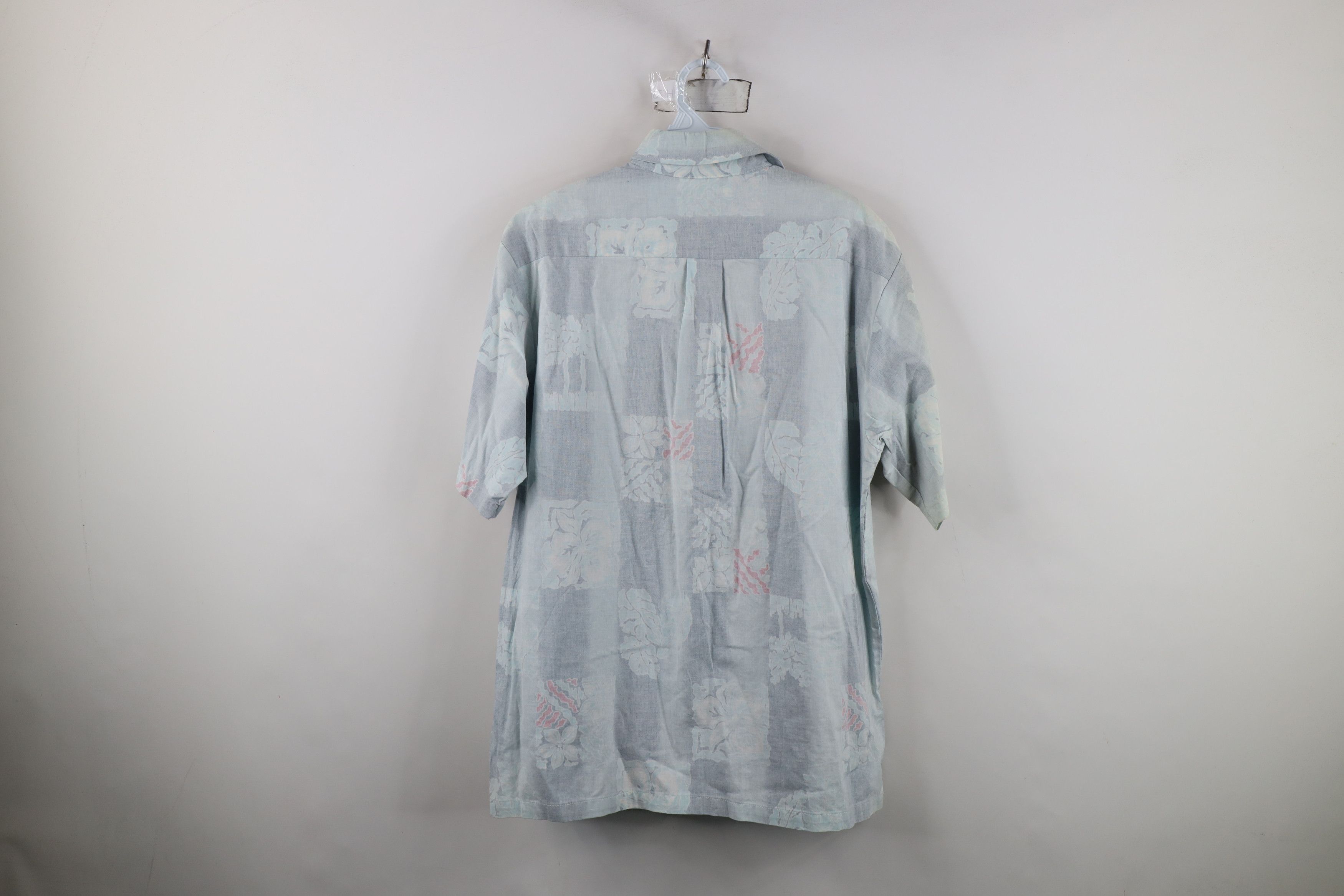 Vintage Vintage 90s Streetwear Reverse Floral Button Down Polo USA Size US L / EU 52-54 / 3 - 10 Thumbnail