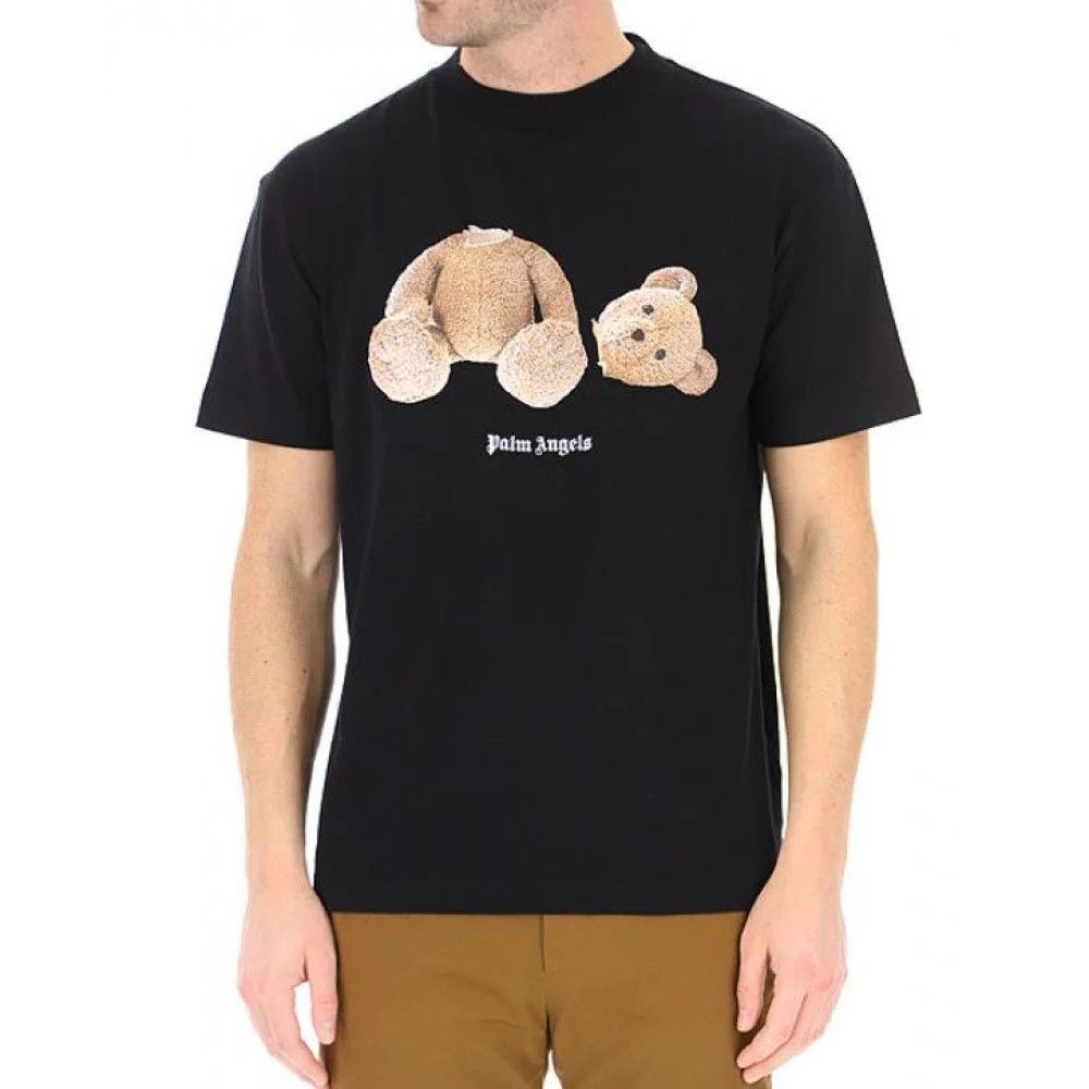 Palm Angels o1w1db10824 Kill The Bear T-Shirt in Black Size US XS / EU 42 / 0 - 4 Thumbnail
