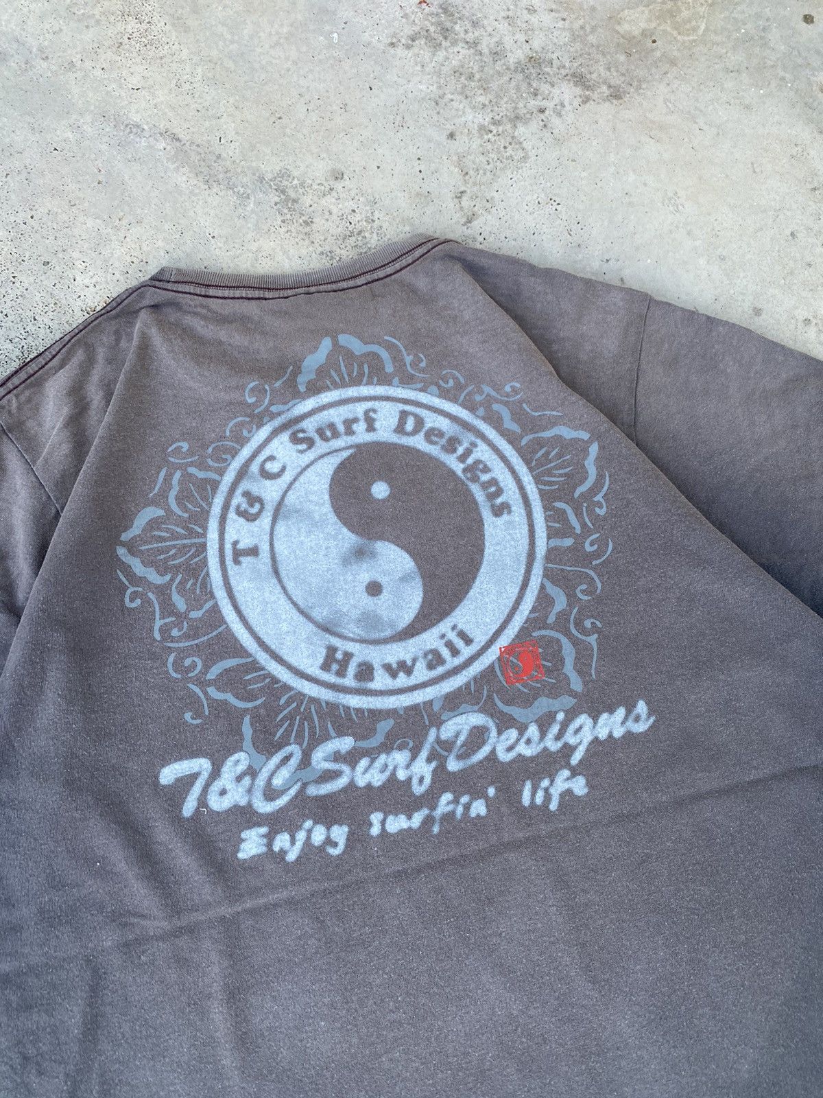 Vintage 🔥Sun Faded Dragon T&C Surf Designs Single Stitch Tees Size US M / EU 48-50 / 2 - 2 Thumbnail