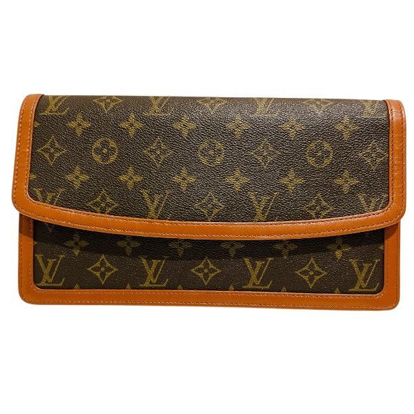 Louis Vuitton Louis Vuitton Pochette Dame GM Monogram Clutch Bag Textile Clutch Bag M51810 DUTY FREE for USA
