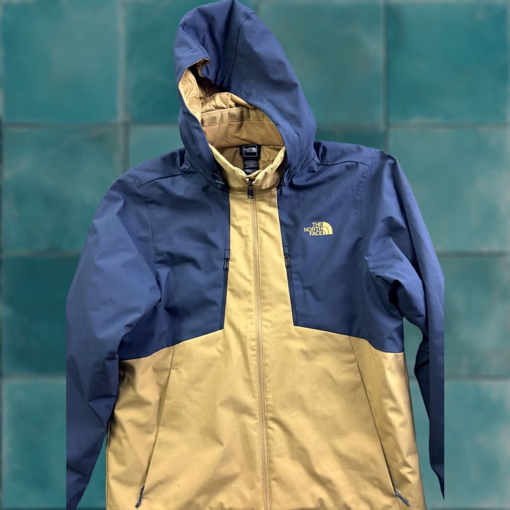 The North Face The North Face Windwall Jacket Mens L Blue Colorblock Hooded Full Zip Wind Resistant Pockets Seasonal Winter Regular Size US L / EU 52-54 / 3 - 1 Thumbnail