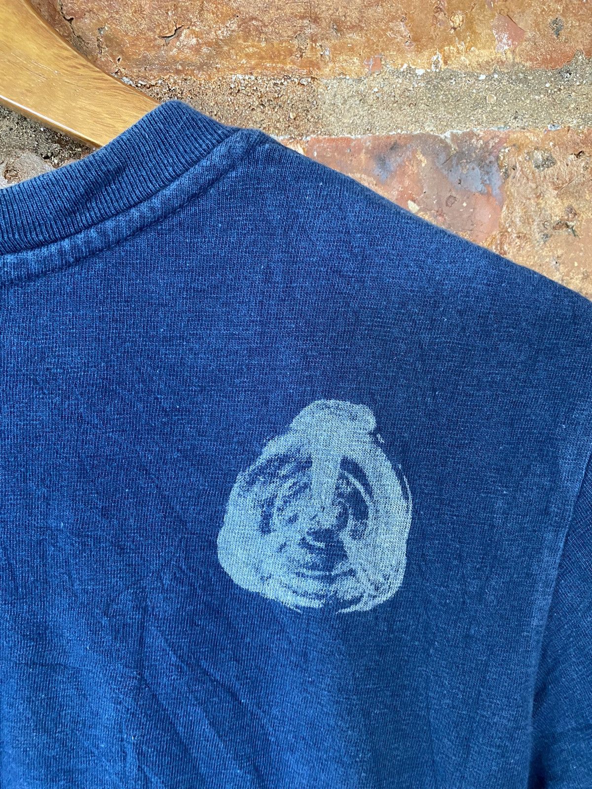 Blue Blue Japan 1990s Blue Blue Japan Okura Seilin Dragons indigo tee Size US M / EU 48-50 / 2 - 7 Thumbnail