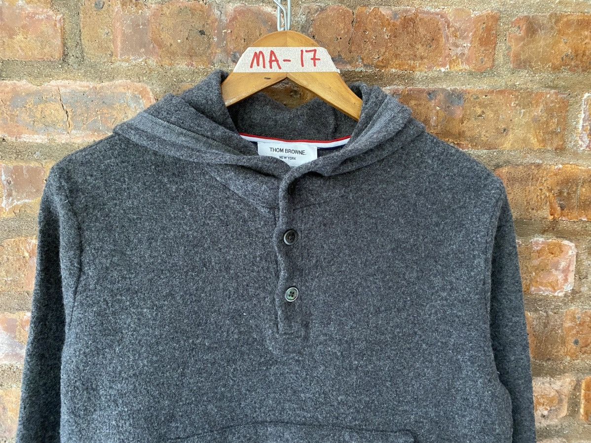 Thom Browne Iconic wool hoodie Size US M / EU 48-50 / 2 - 3 Thumbnail