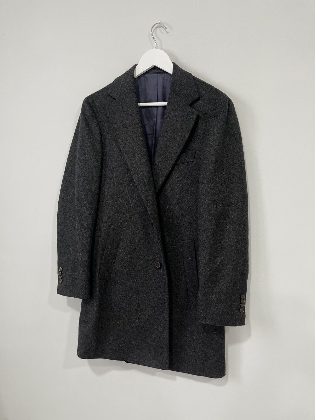 Suitsupply Suitsupply Vicenza Overcoat Pure Wool Coat Blazer Jacket Size US M / EU 48-50 / 2 - 2 Thumbnail