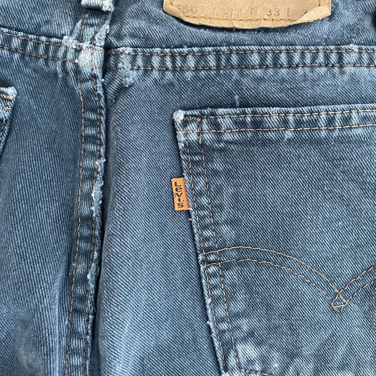 Levi's Vintage 1995 Levis 550 Orange Tab Faded Green Baggy Jeans Size US 32 / EU 48 - 14 Thumbnail