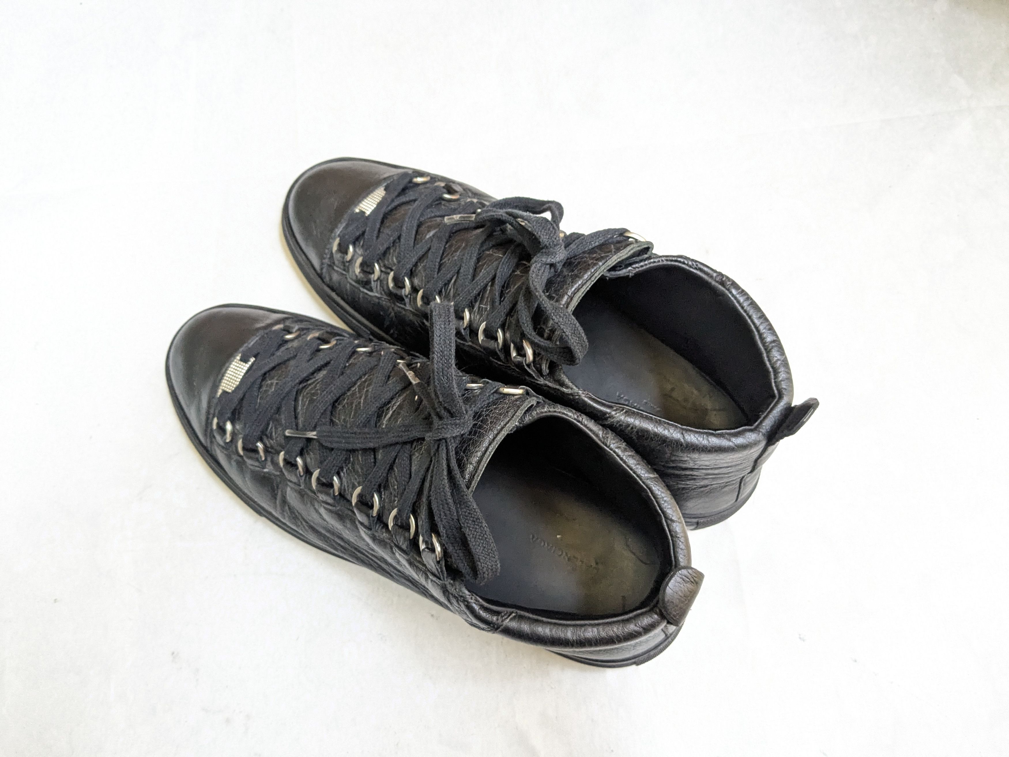 Balenciaga Balenciaga Arena High top in Black 10 leather Size US 10 / EU 43 - 15 Thumbnail