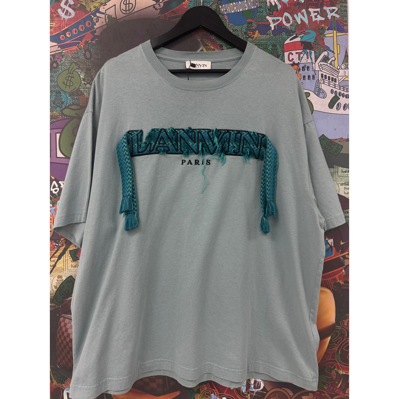 Lanvin Lanvin Tee Baby Blue Teal XXL (Fits XL) Used Size US XL / EU 56 / 4 - 1 Thumbnail