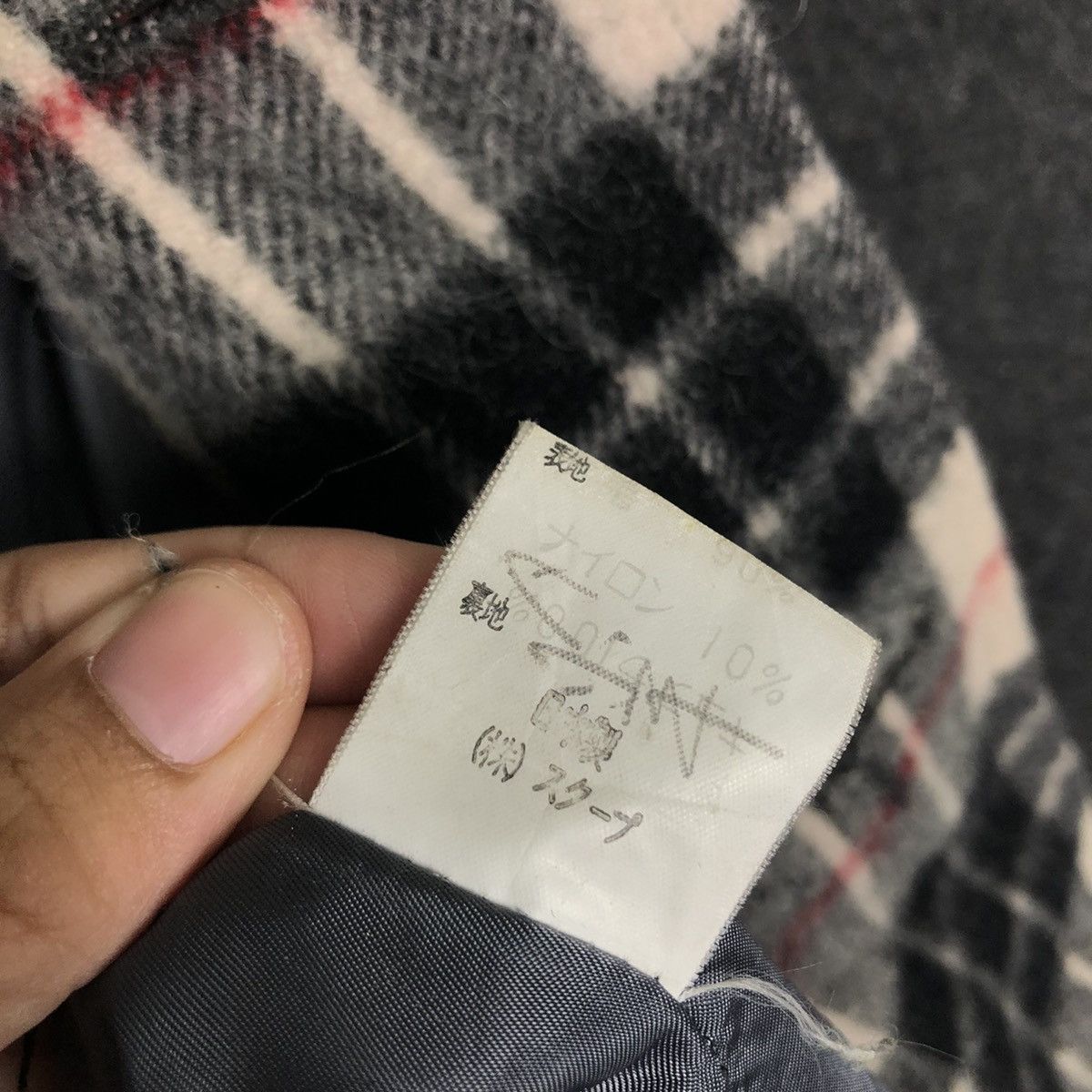 Japanese Brand 📌Vintage Bomber Jacket Rugby Ball Design Tartan Big Logo Size US M / EU 48-50 / 2 - 21 Thumbnail