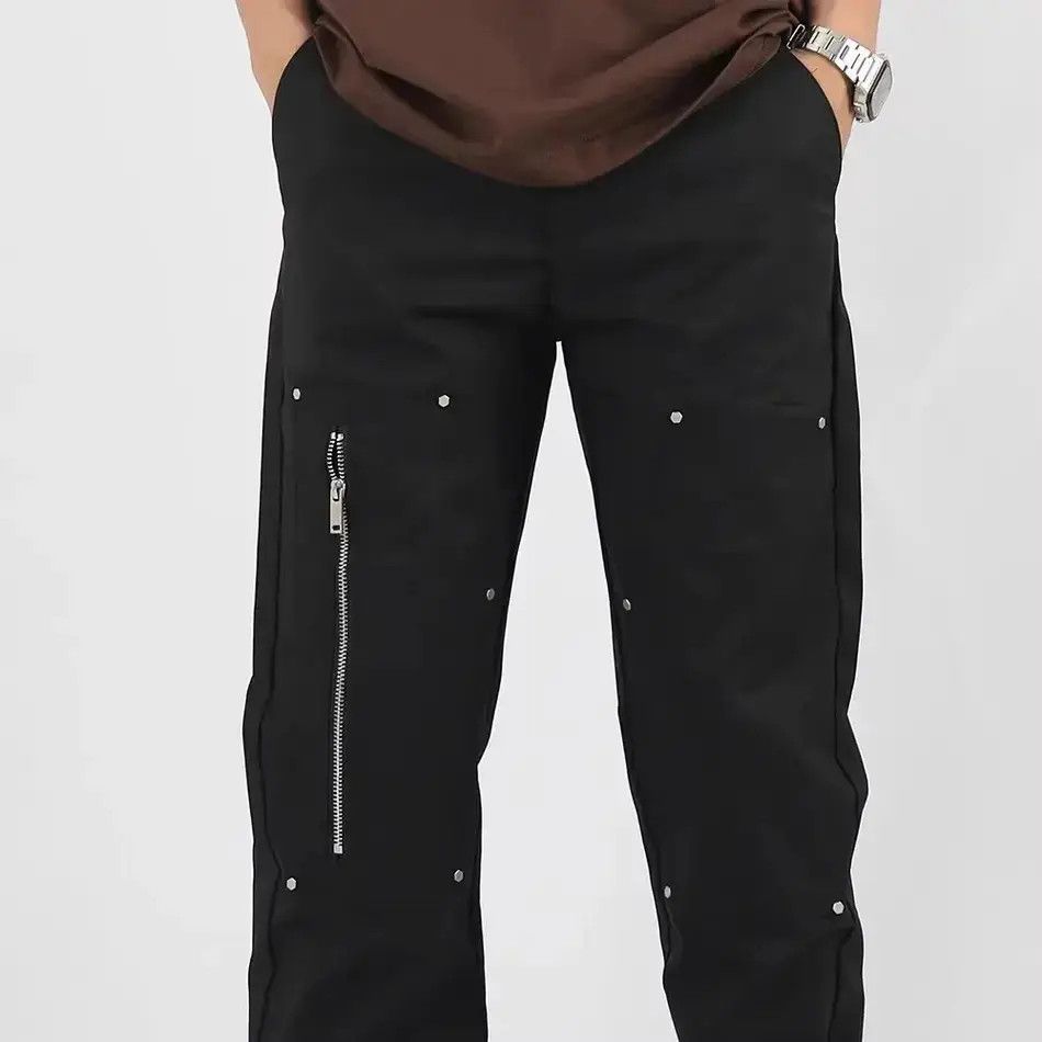 Japanese Brand × Vintage Retro zippered casual pants Size US 32 / EU 48 - 5 Thumbnail