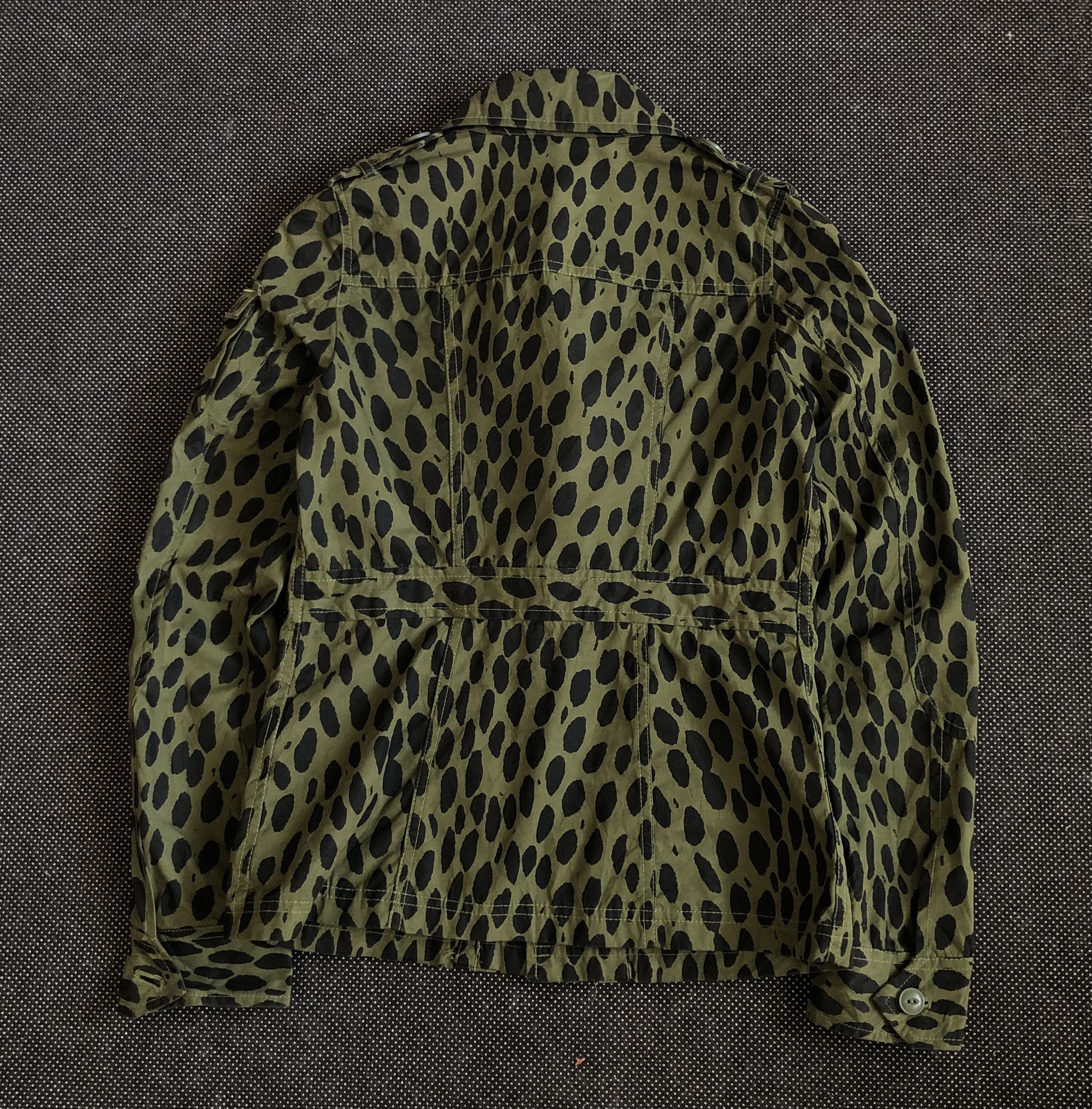 Japanese Brand SLY GLAMOUR JAPAN LEOPARD PRINT MILITARY JACKET 5-POCKETS Size US XS / EU 42 / 0 - 2 Thumbnail